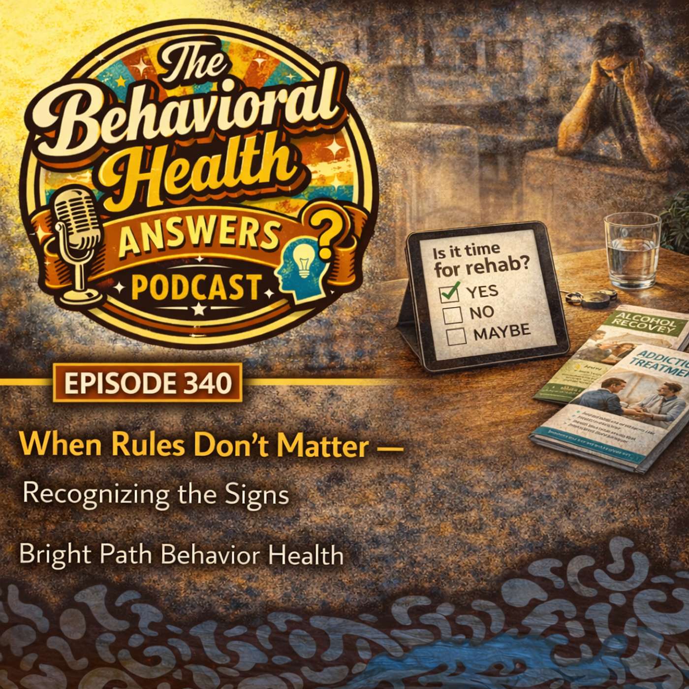 Episode 340: When Rules Don't Matter - Recognizing the Signs | Bright Path Behavior Health episode artwork