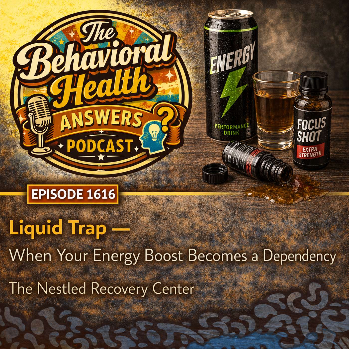Episode 1616: Liquid Trap - When Your Energy Boost Becomes a Dependency | The Nestled Recovery Center episode artwork