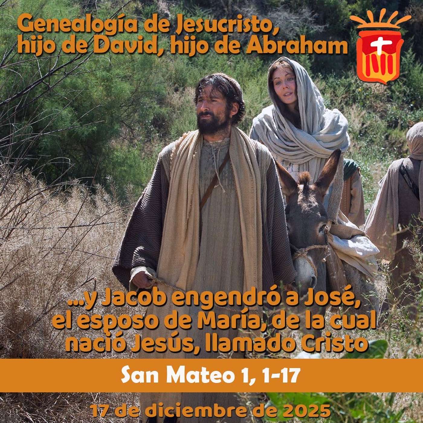 2025-12-17 San Mateo 1, 1-17: Miércoles III Adviento