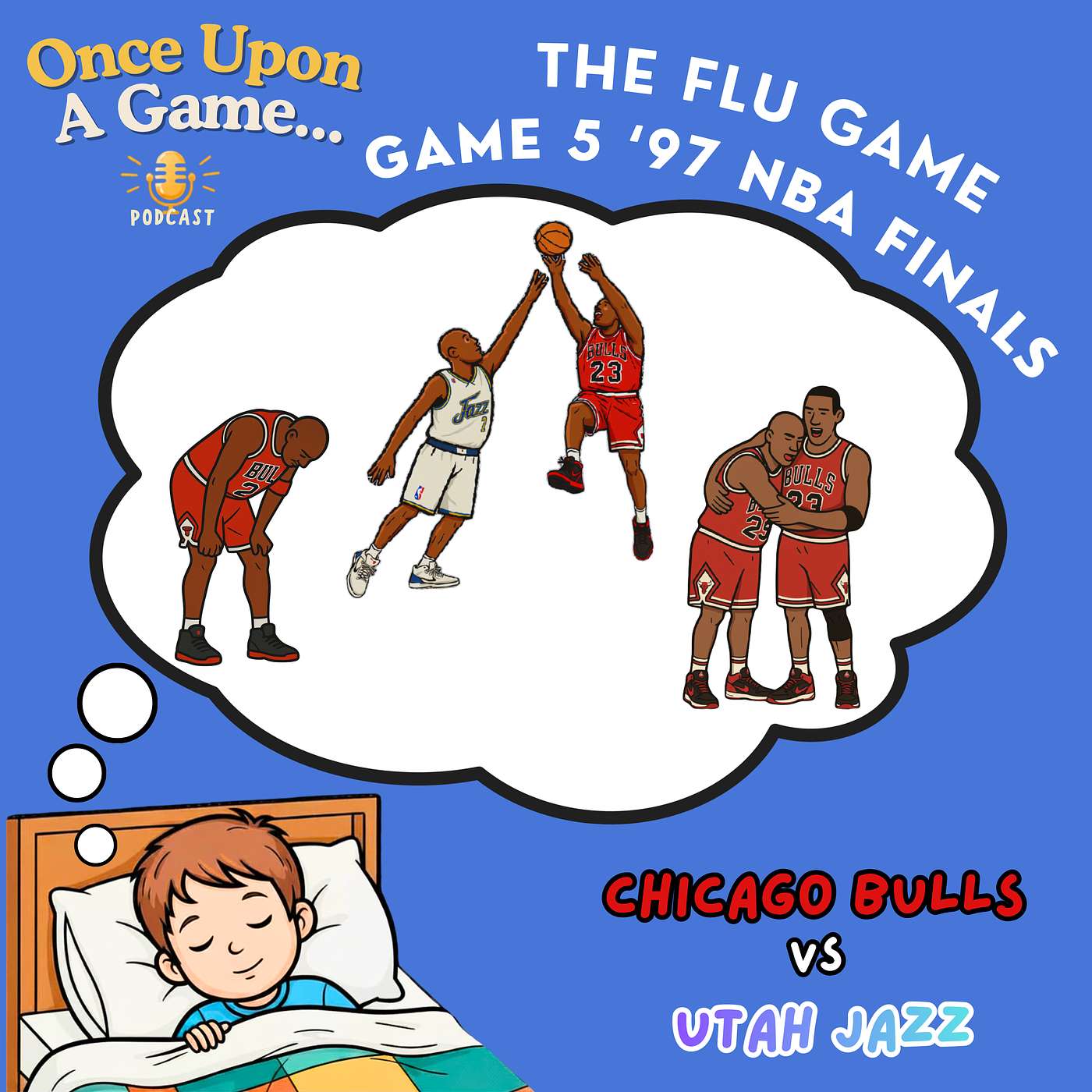 🏀 The Flu Game - Game 5 1997 NBA Finals  🏀 episode artwork
