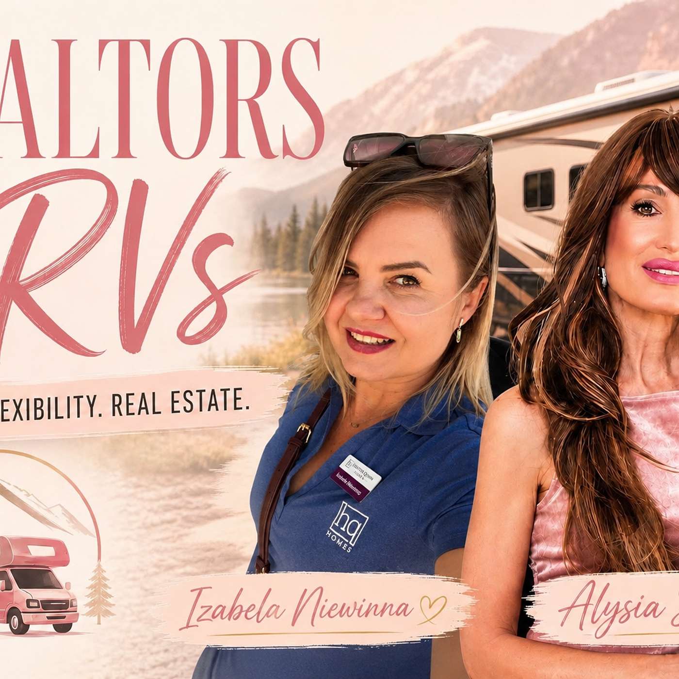 Alysia Stern and Izabella Niewinna on Realtors In RVs episode artwork