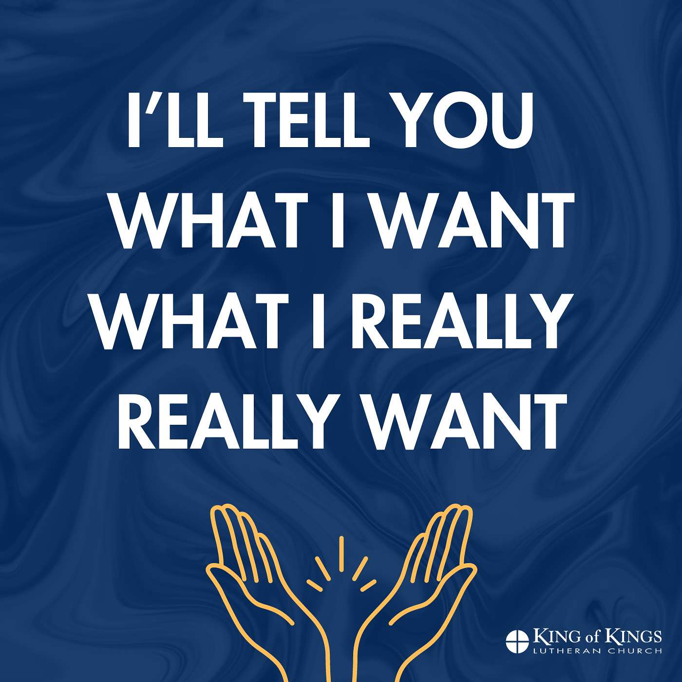 I'll tell you what I want, what I really, really want // Pastor Jon Larson episode artwork