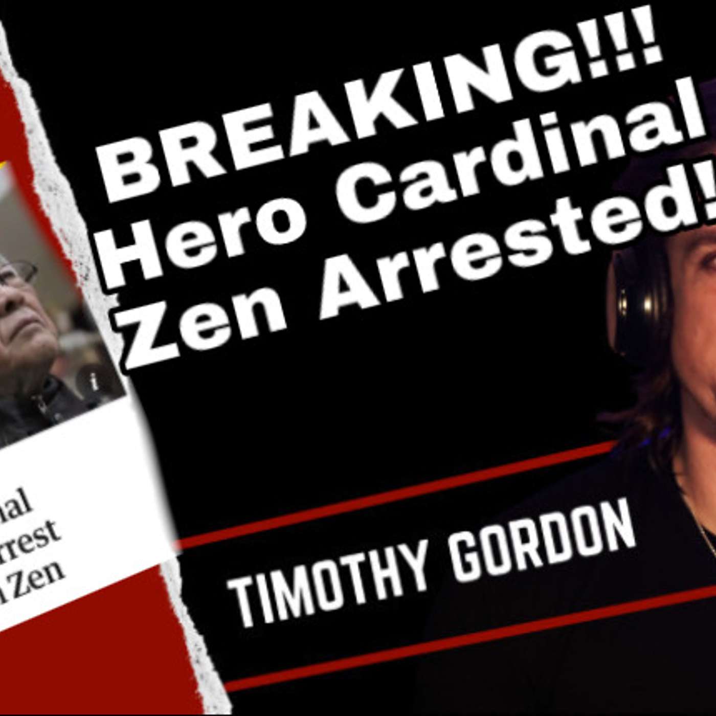Breaking! Cardinal Zen Arrested!