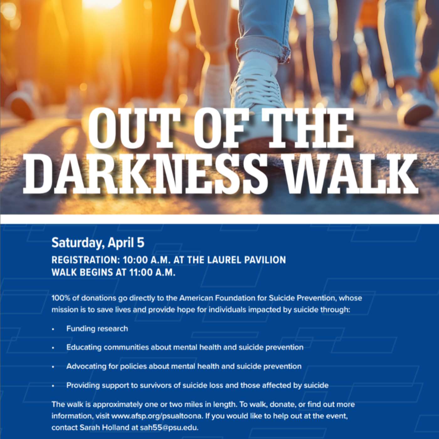 Raise Money/ Awareness For Suicide Prevention Saturday At Penn State Altoona episode artwork