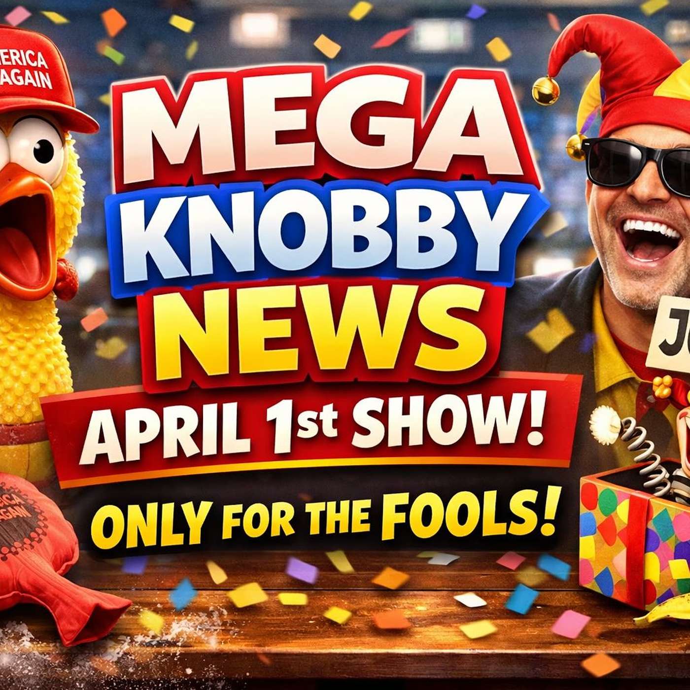Mega KNOBBY NEWS April 1st | Man Living in Airport, Curry Seagull & Blue Skin! | No Snobs or Knobs Ep 994 episode artwork