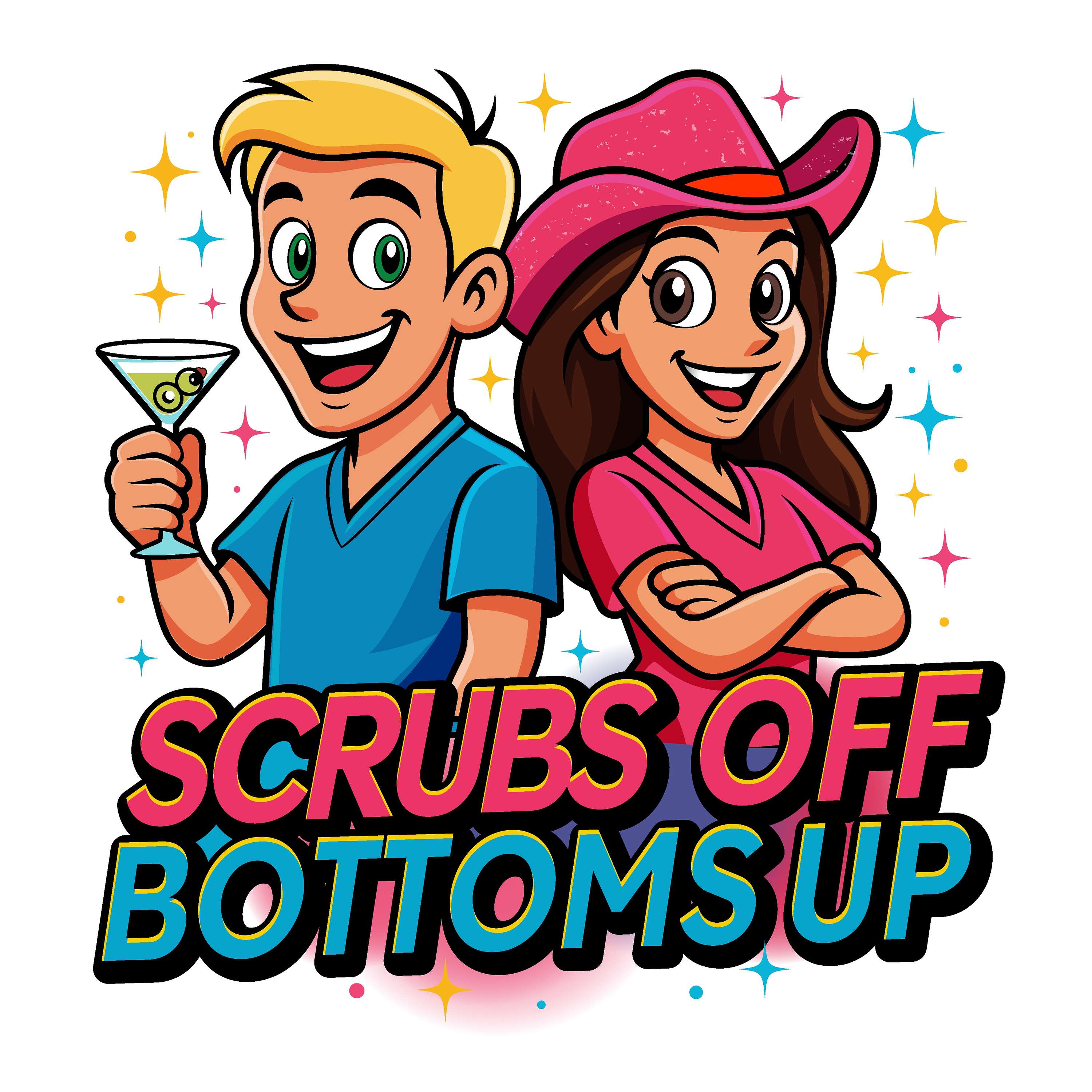 Scrubs Off Bottoms Up