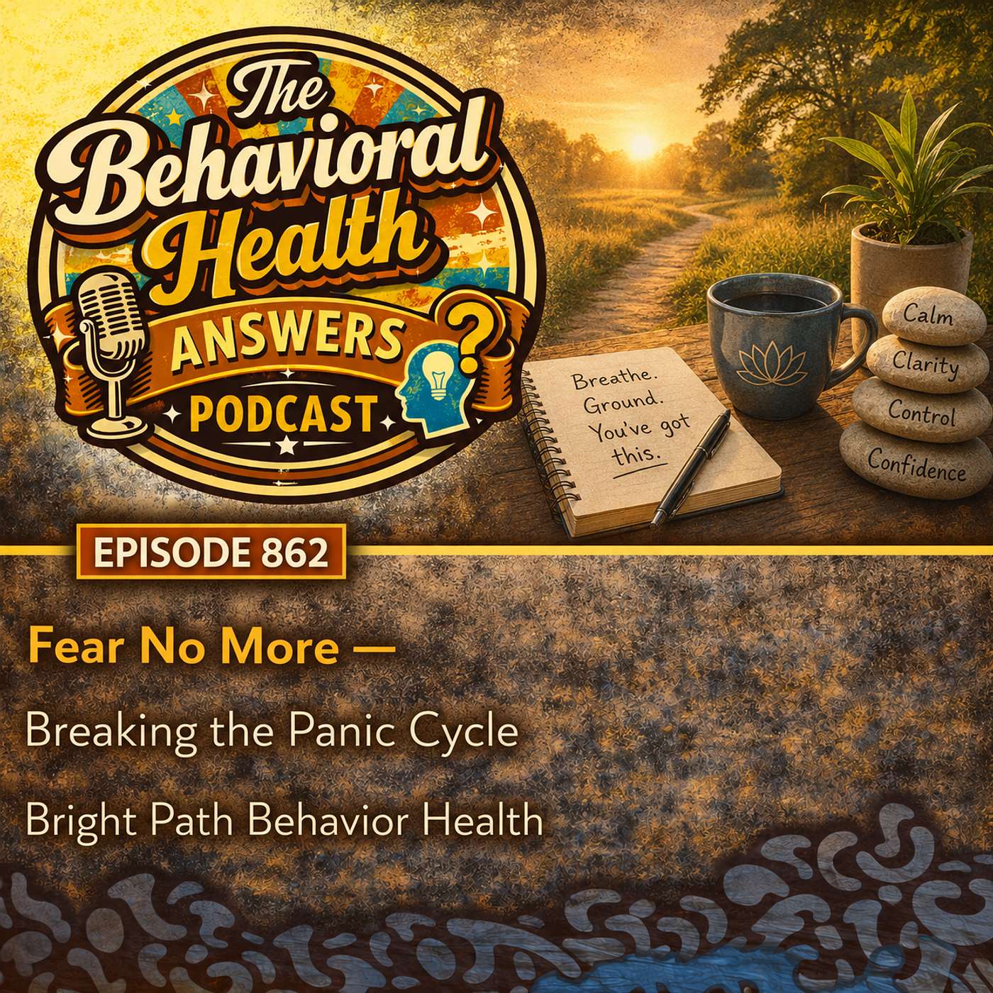 Episode 862: Fear No More - Breaking the Panic Cycle | Bright Path Behavior Health episode artwork