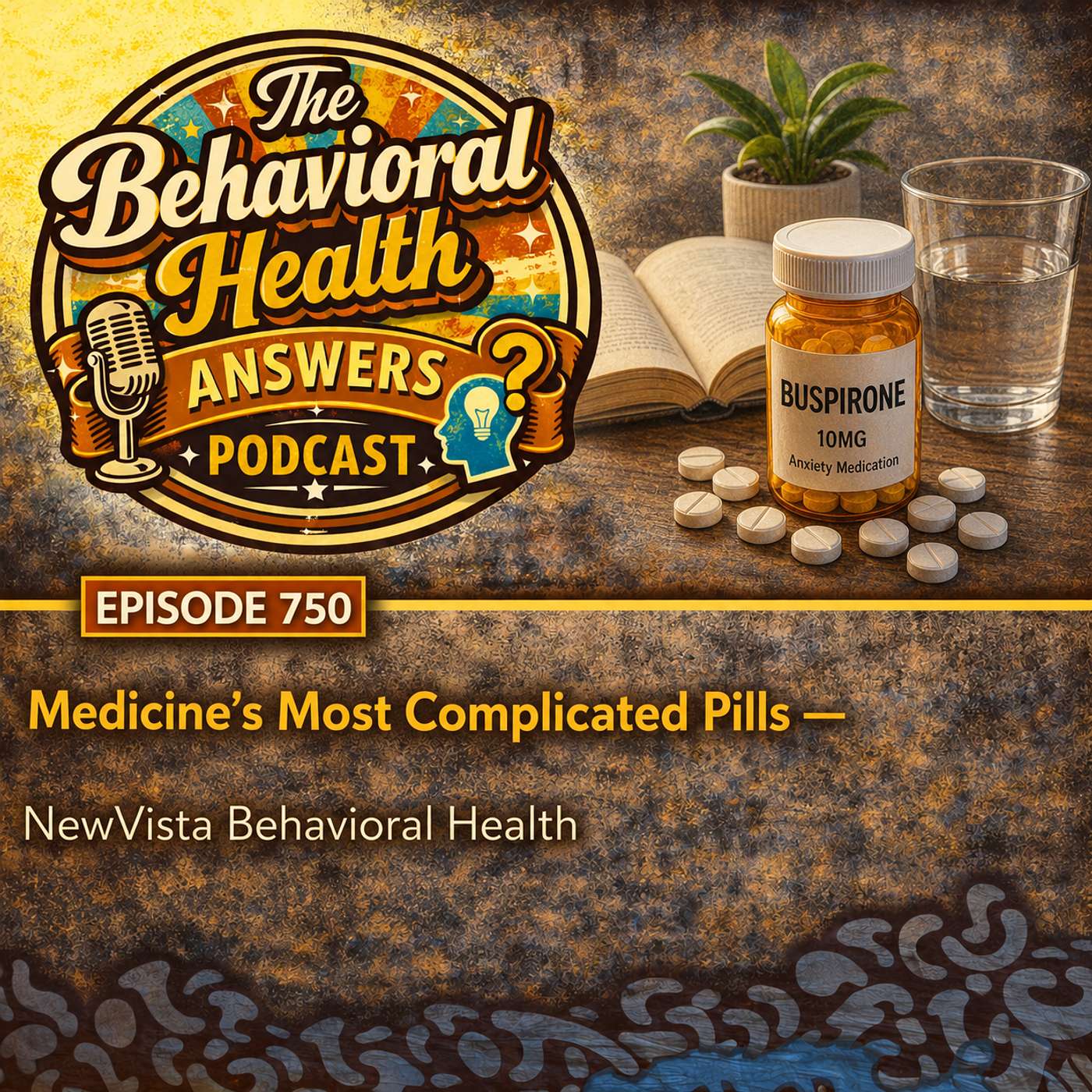 Episode 750: Medicine's Most Complicated Pills | NewVista Behavioral Health episode artwork