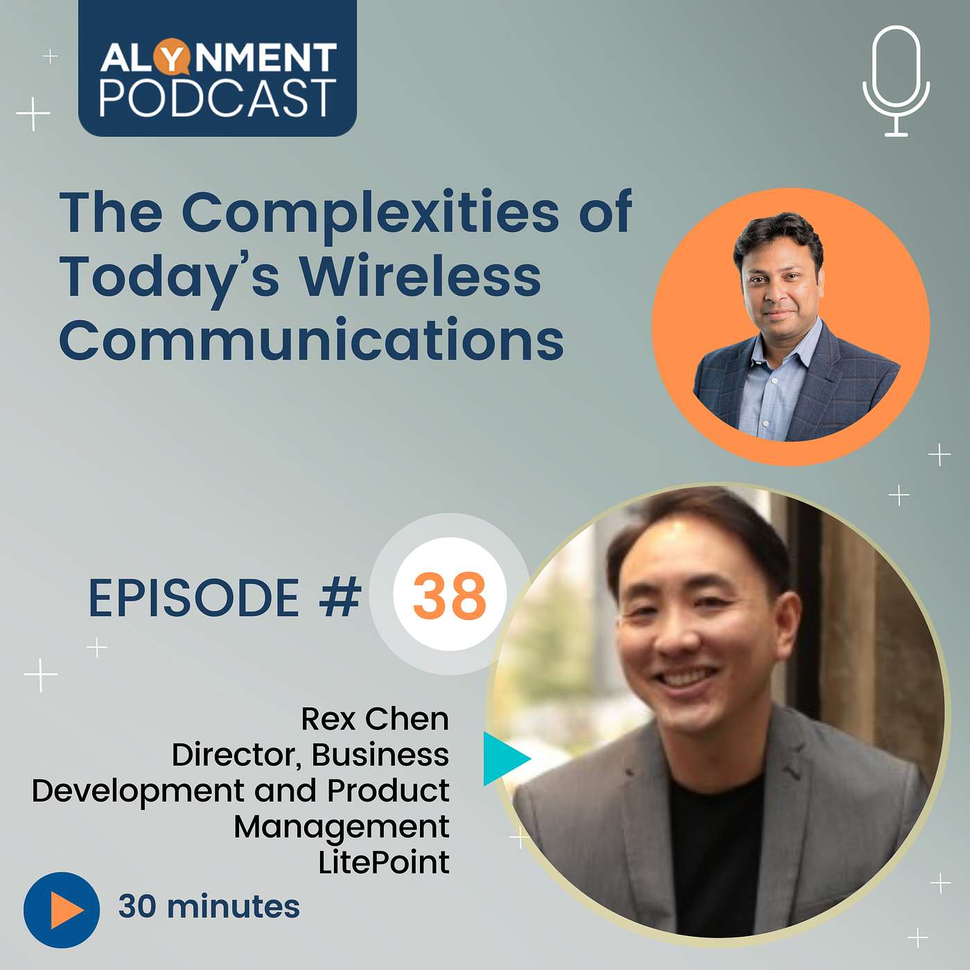 Ep # 38: The Complexities of Today’s Wireless Communications - with Rex Chen, LitePoint episode artwork