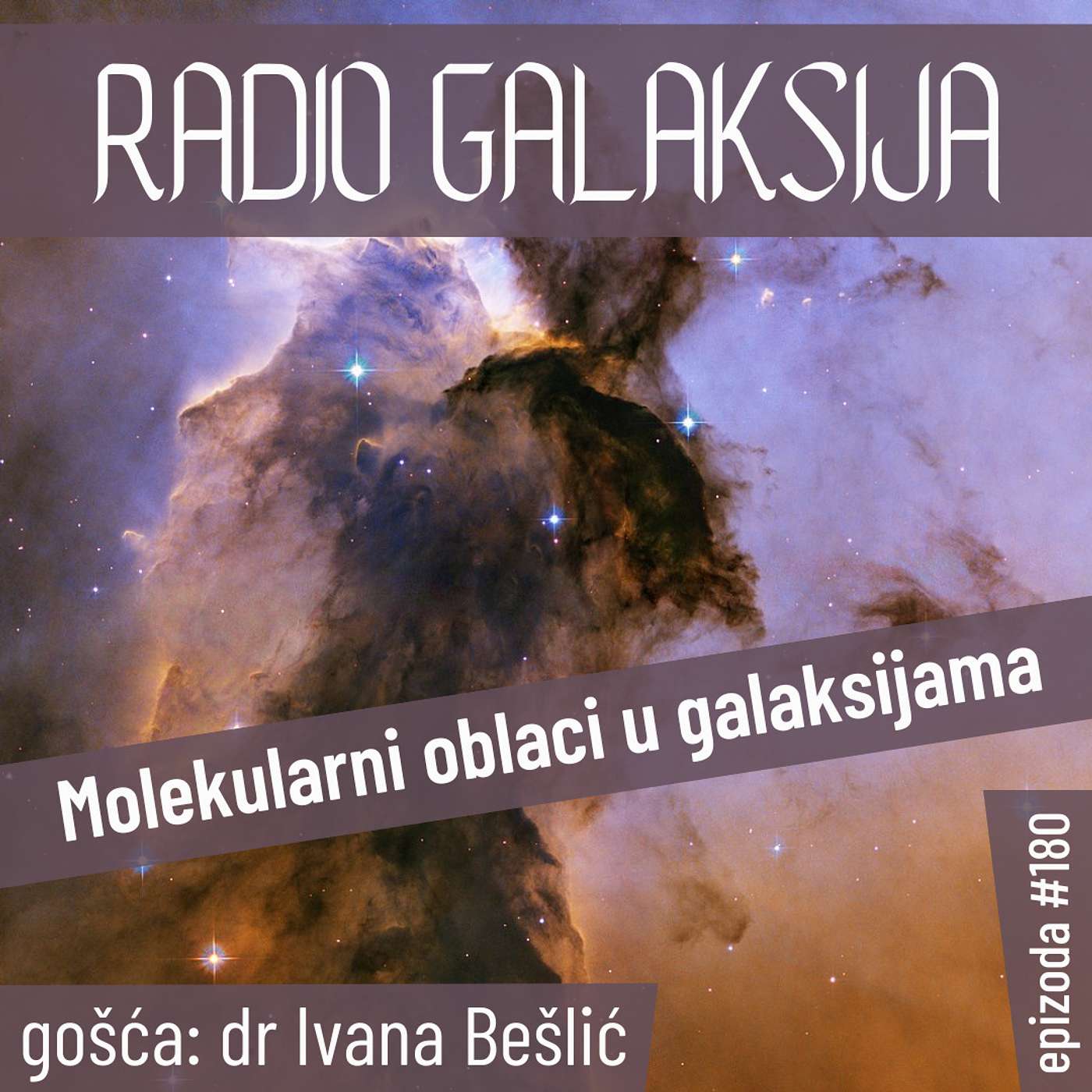 Radio Galaksija #180: Molekularni oblaci u galaksijama (dr Ivana Bešlić) [30-05-2023]
