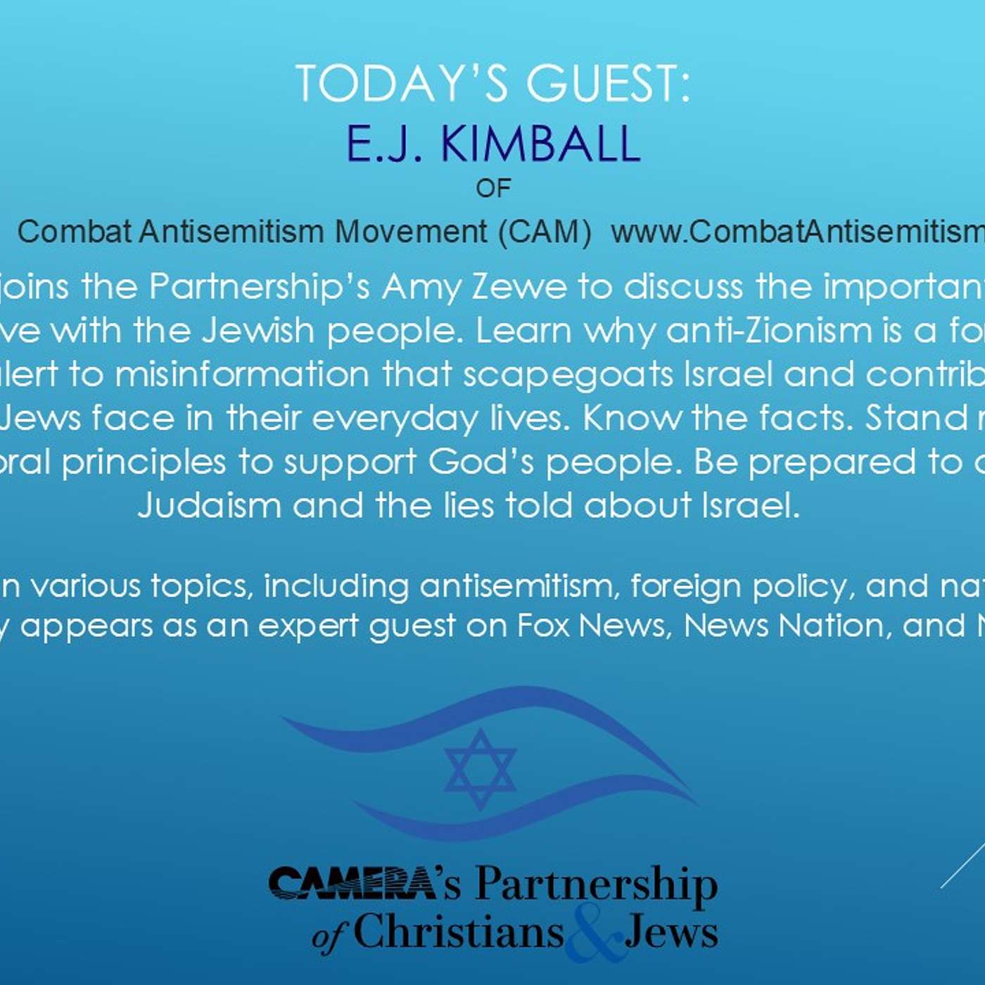 CAMERA\'s Partnership of Christians & Jews