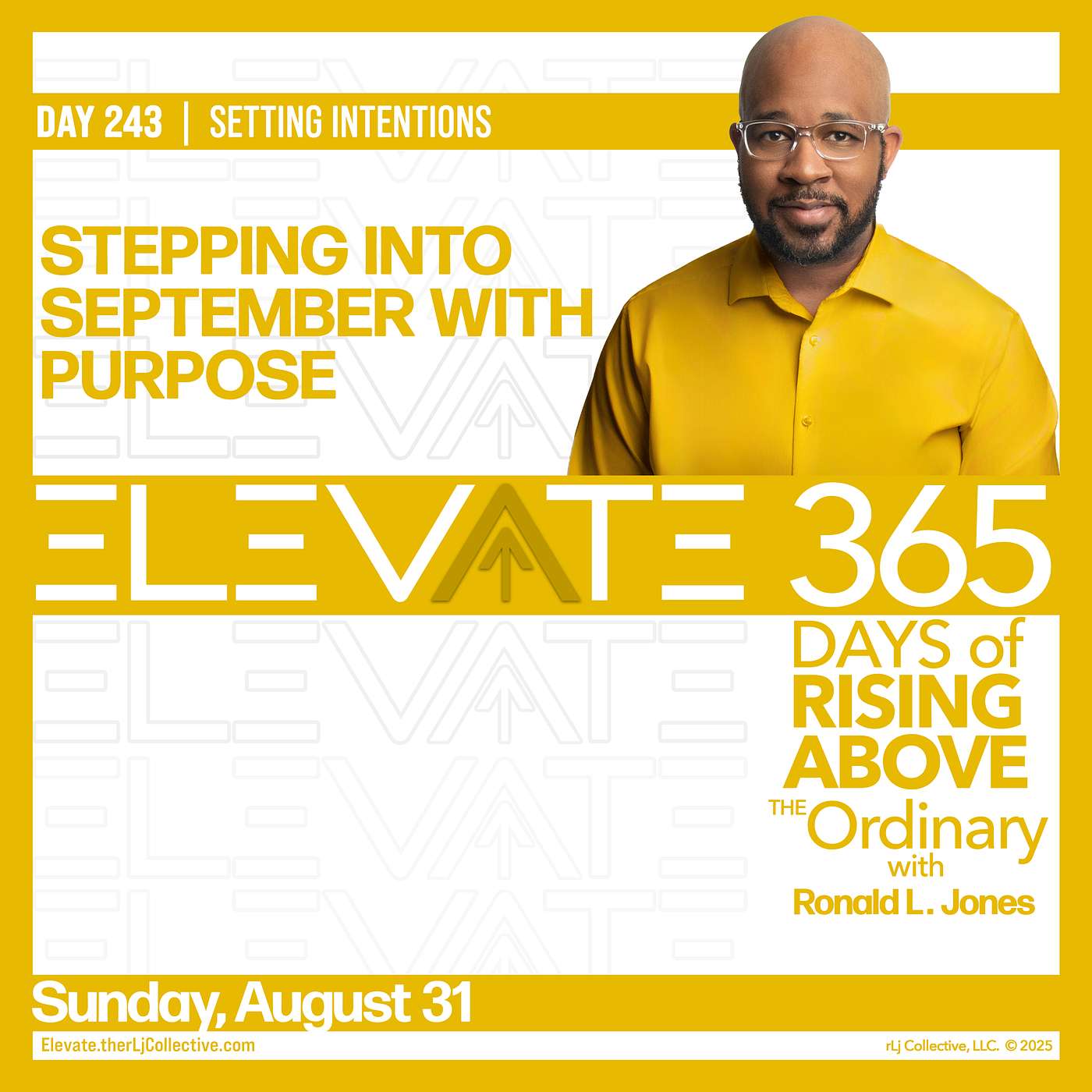 Day 243: Stepping Into September With Purpose