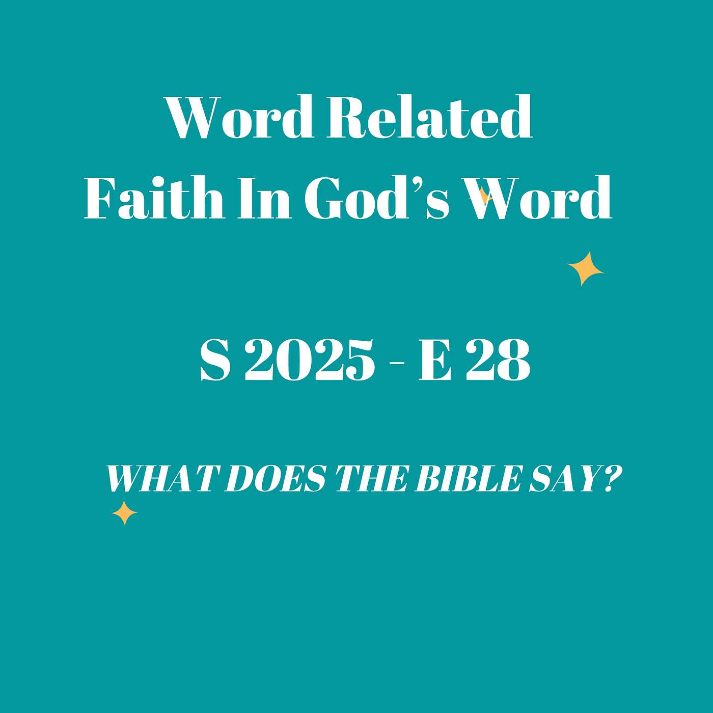 Faith in God's Word