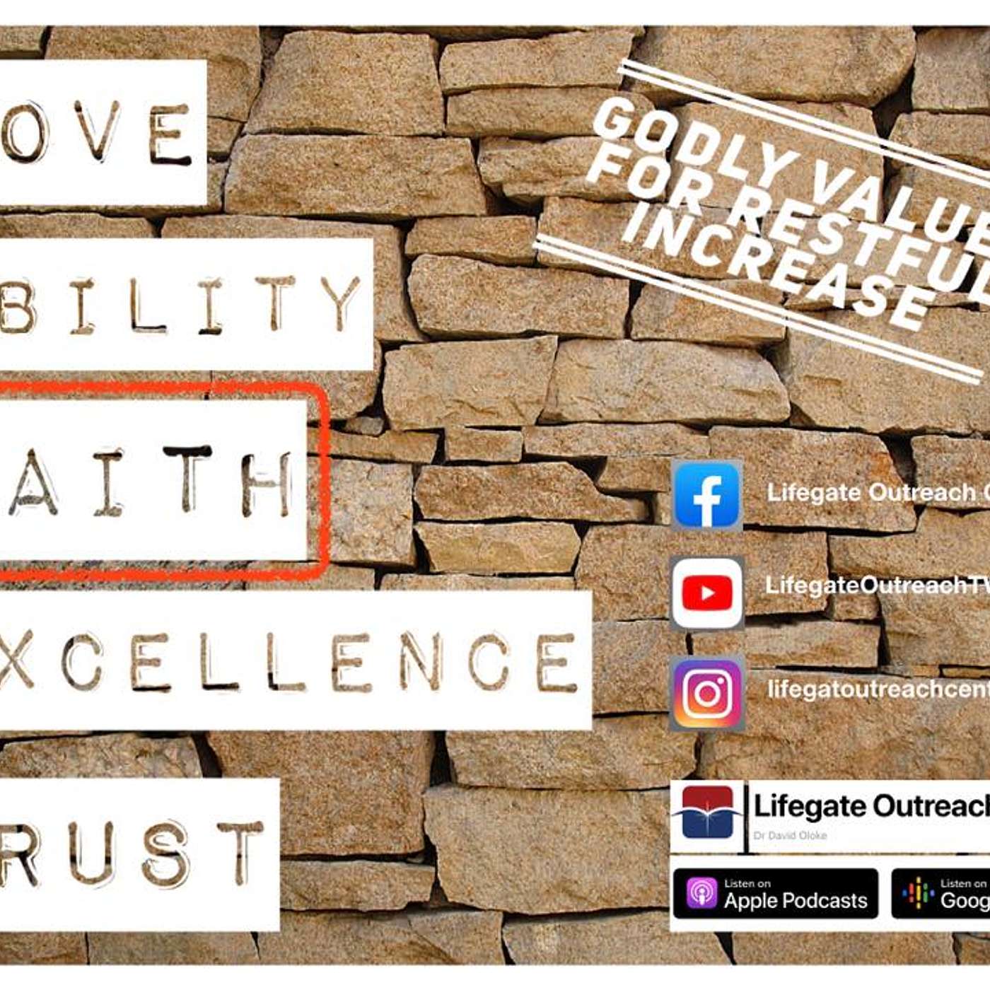 Living by Faith - Lifegate Outreach Centre - 15.3.20 episode artwork