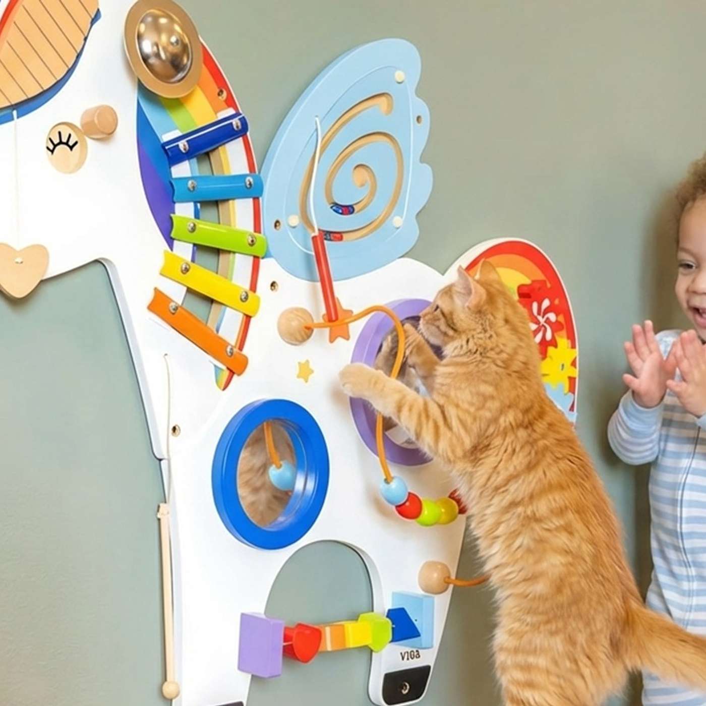 🎙️ The Cat vs. Toddler Toy Showdown: Sensory Wall Picks Everyone Loves