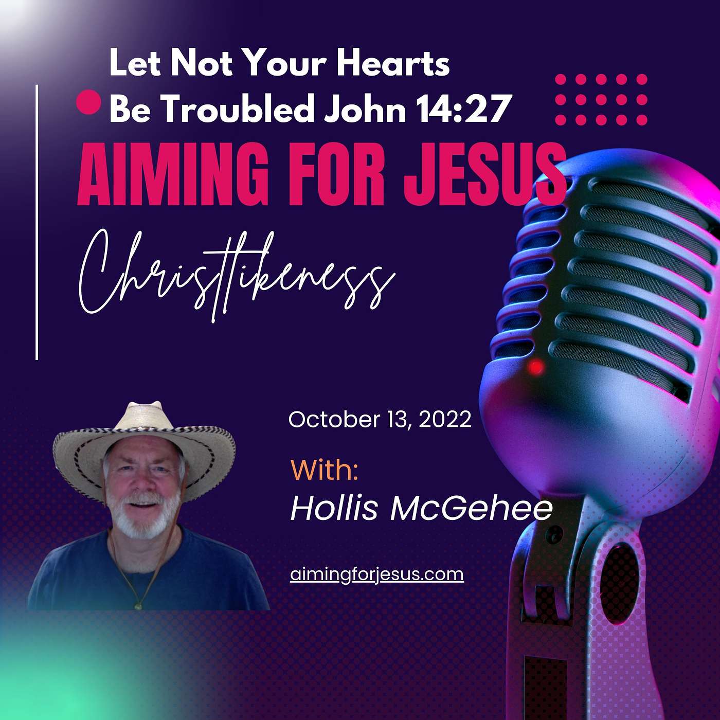 Let Not Your Hearts Be Troubled (John 14:27) #jesus #john #peace #bible #aimingforjesus episode artwork