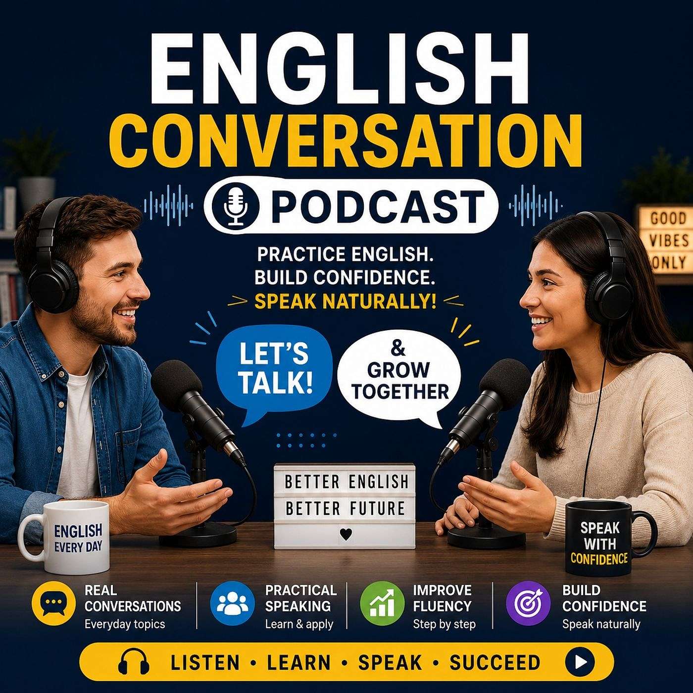 English Conversation podcast podcast artwork