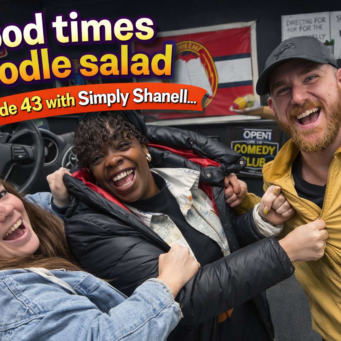 #43 – Simply Shanell Talks Stand-Up Comedy, Driving Stick Shift So Thieves Can’t Steal Your Car, and Backyard Comedy Clubs