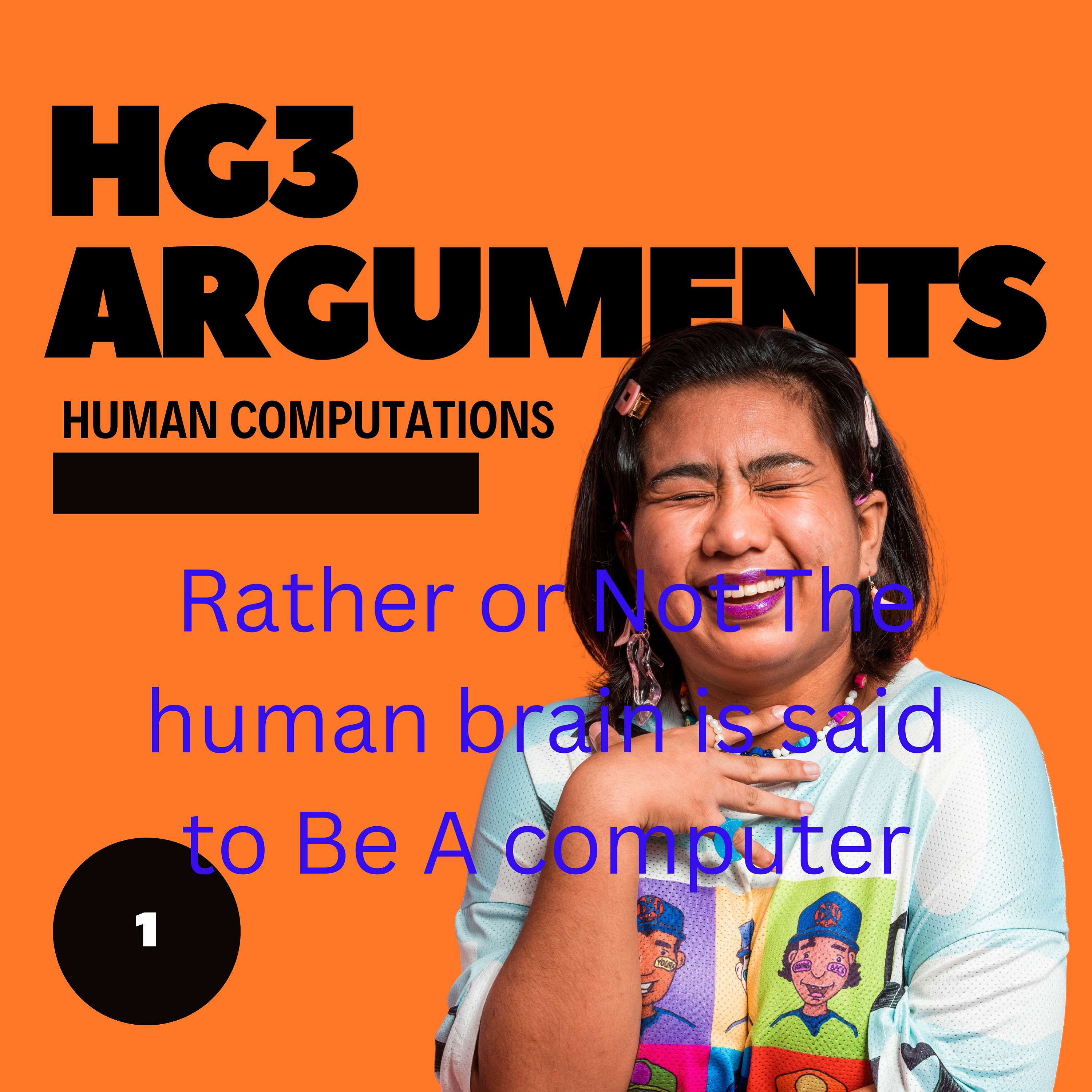 Argument about rather or not the brain is a computer podcast artwork