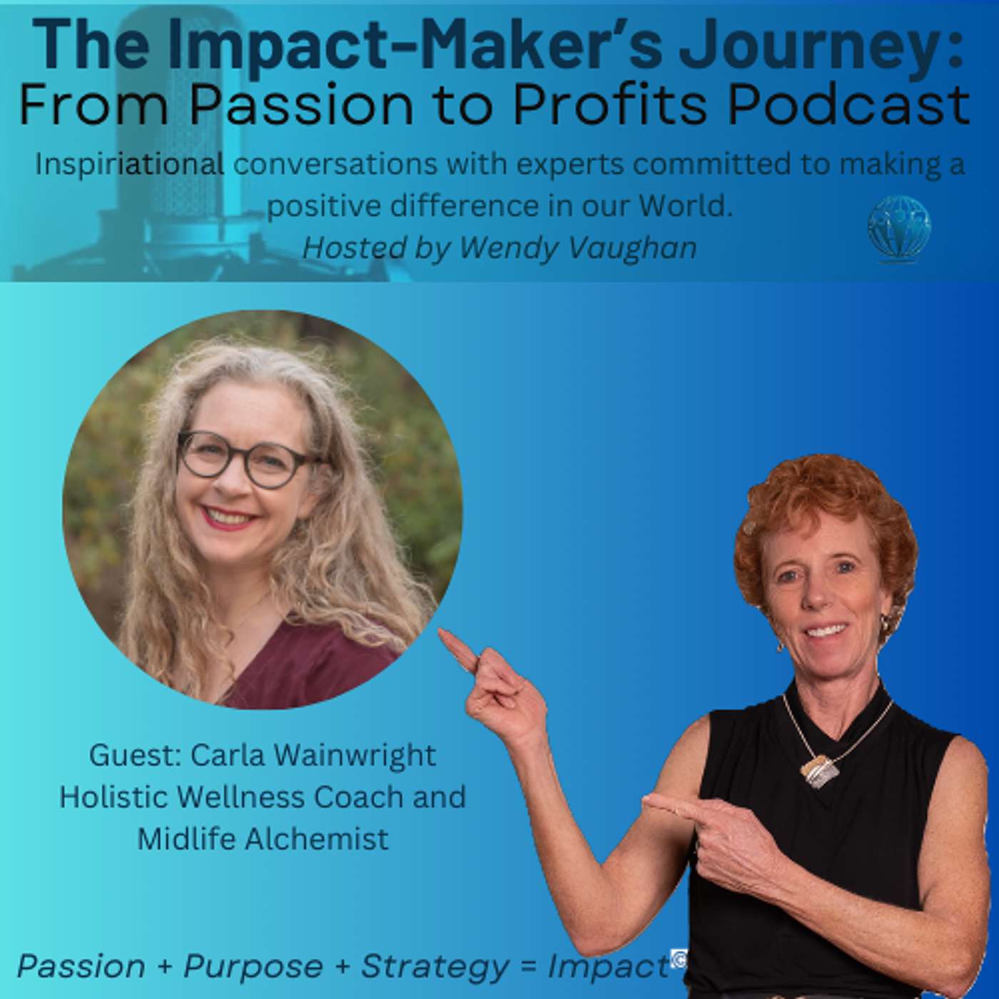 Featured Guest: Carla Wainwright, Holistic Wellness Coach and Midlife Alchemist episode artwork