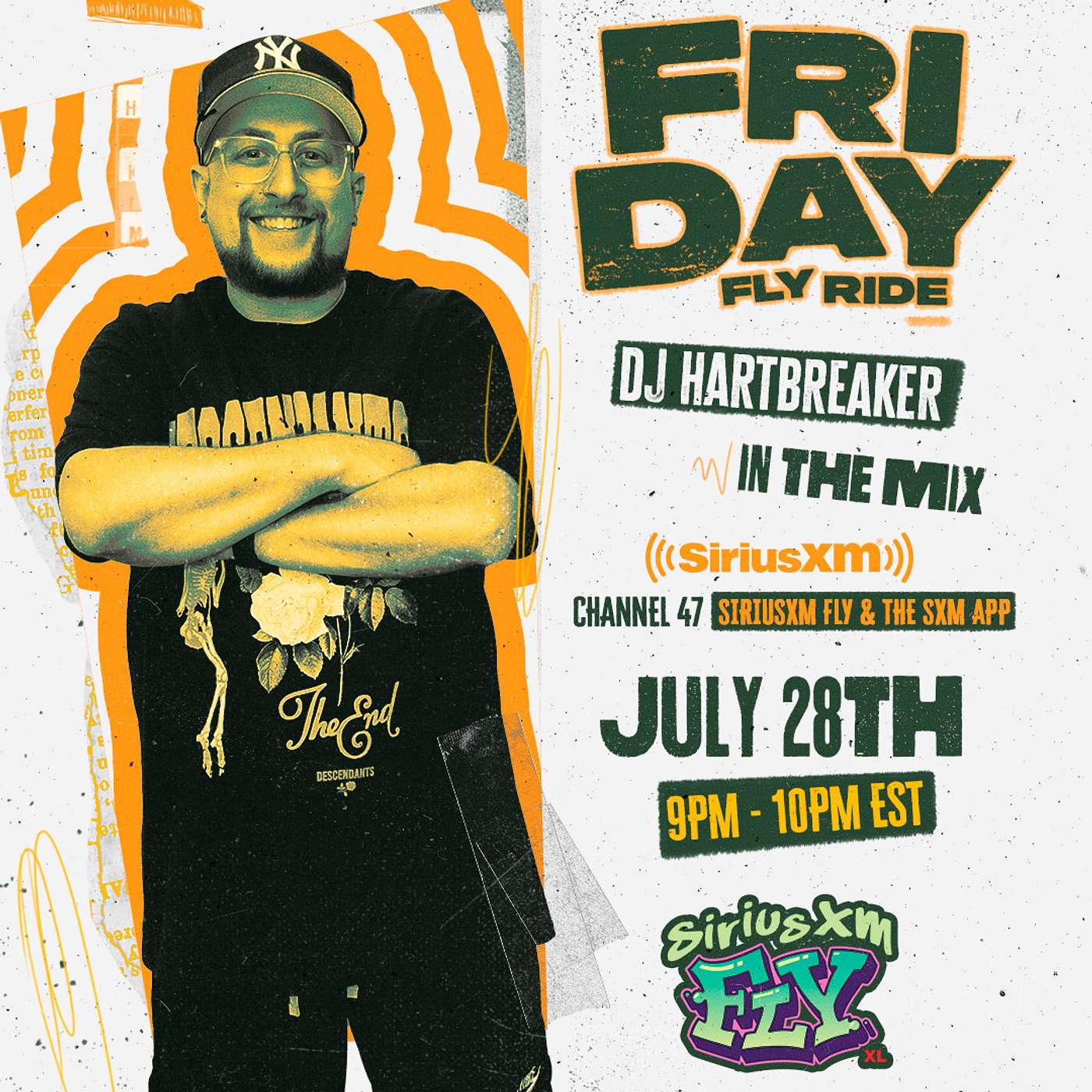 Friday FLY Ride | DJ Hartbreaker & Heather B | July 28, 2023
