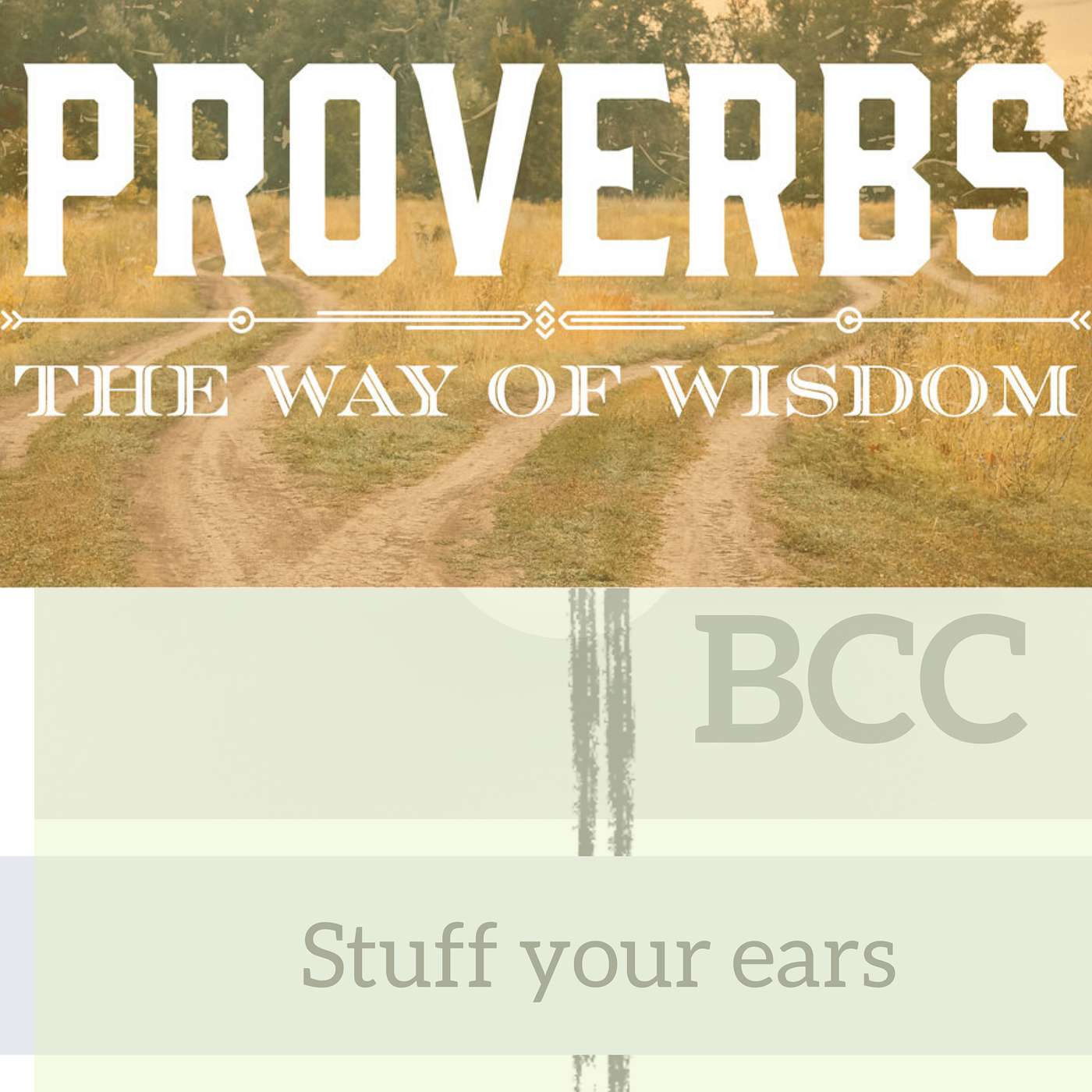 Sermon: "The Way Of Wisdom. Week 1."