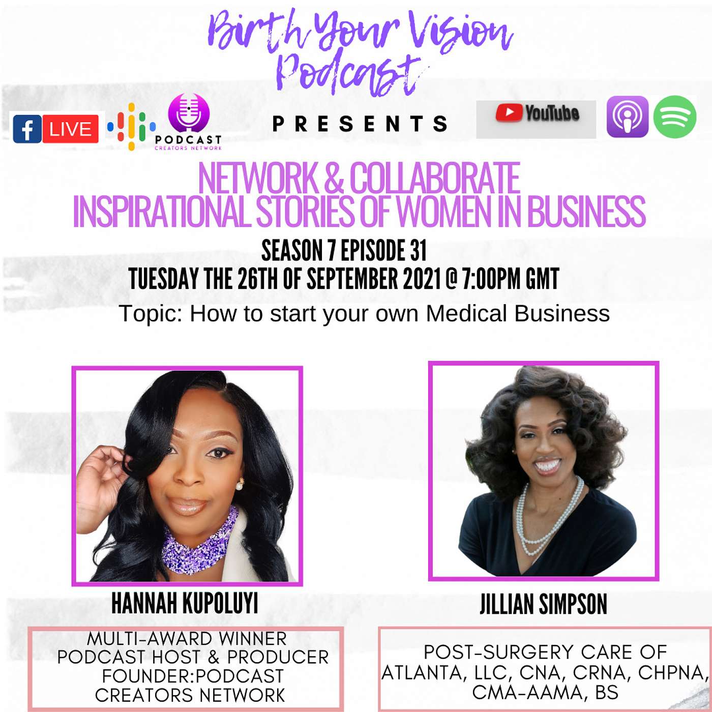 BIRTH YOUR VISION PODCAST