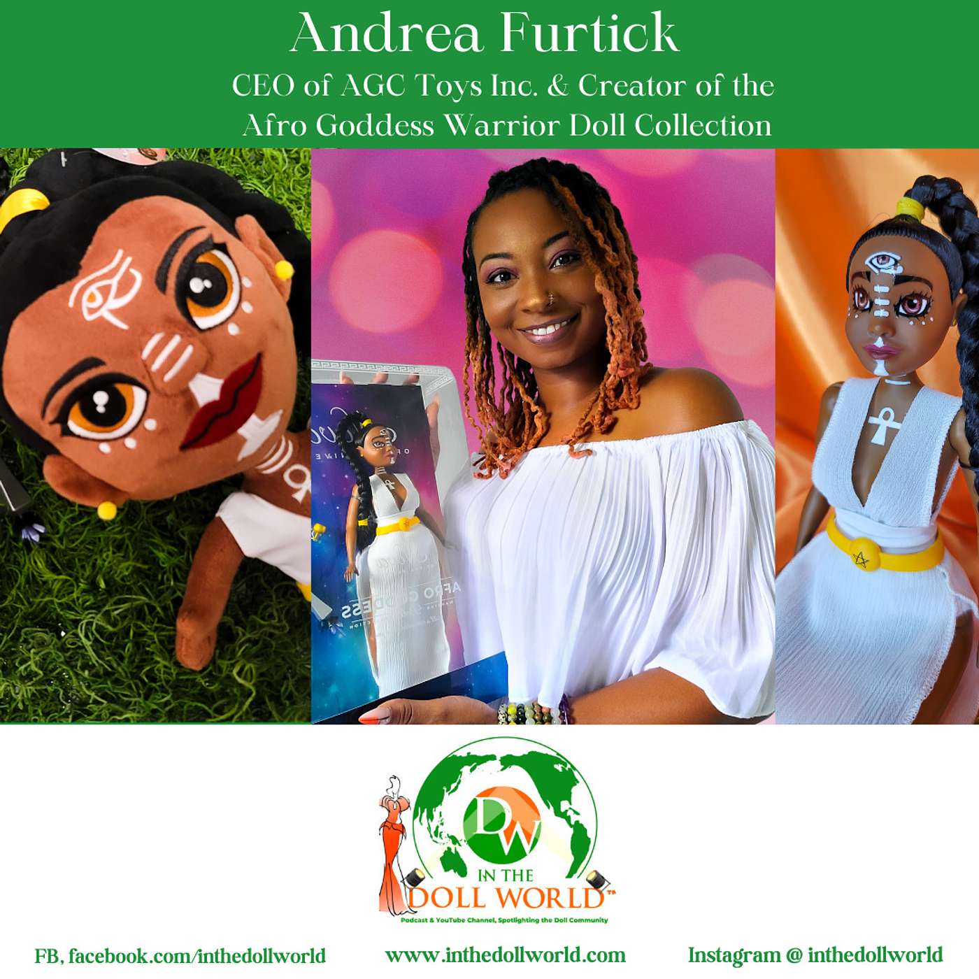 Creating Empowering Dolls & Toys: The Journey of Andrea Furtick and the Afro Goddess Warrior Doll Project