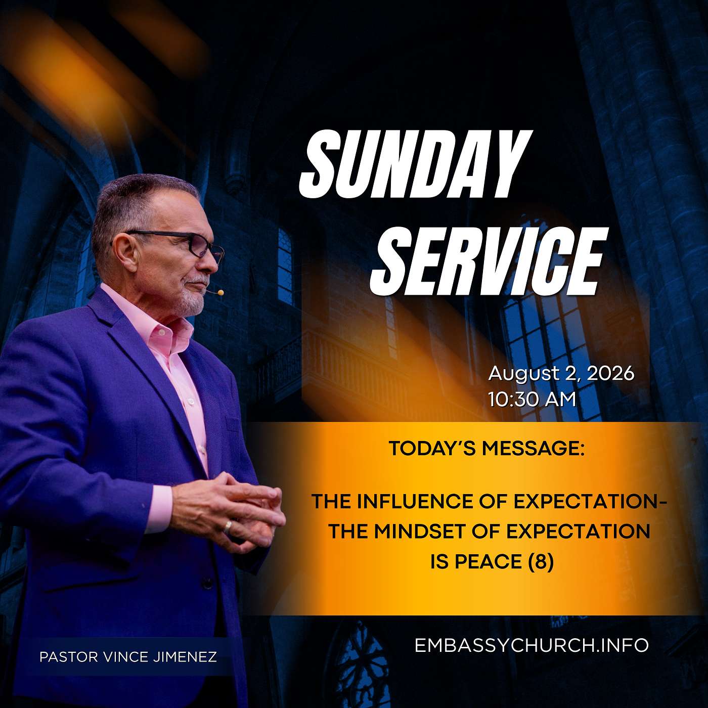 THE INFLUENCE OF EXPECTATION-The Mindset of Expectation is Peace Part 8 episode artwork