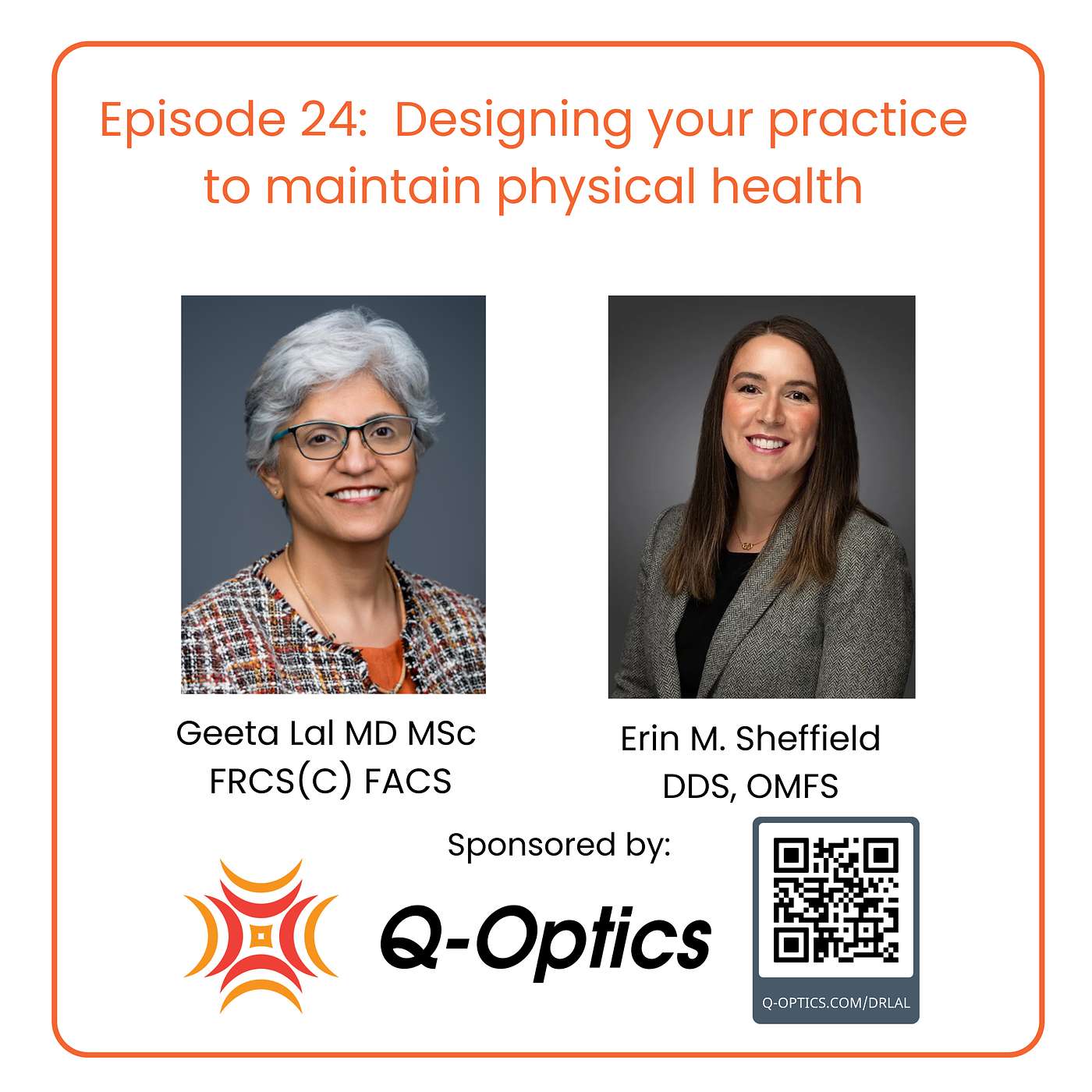 Designing your practice to optimize physical wellbeing with Oral Maxillofacial Surgeon Dr. Erin Sheffield Designing your practice to optimize physical wellbeing with Oral Maxillofacial Surgeon Dr. Erin Sheffield