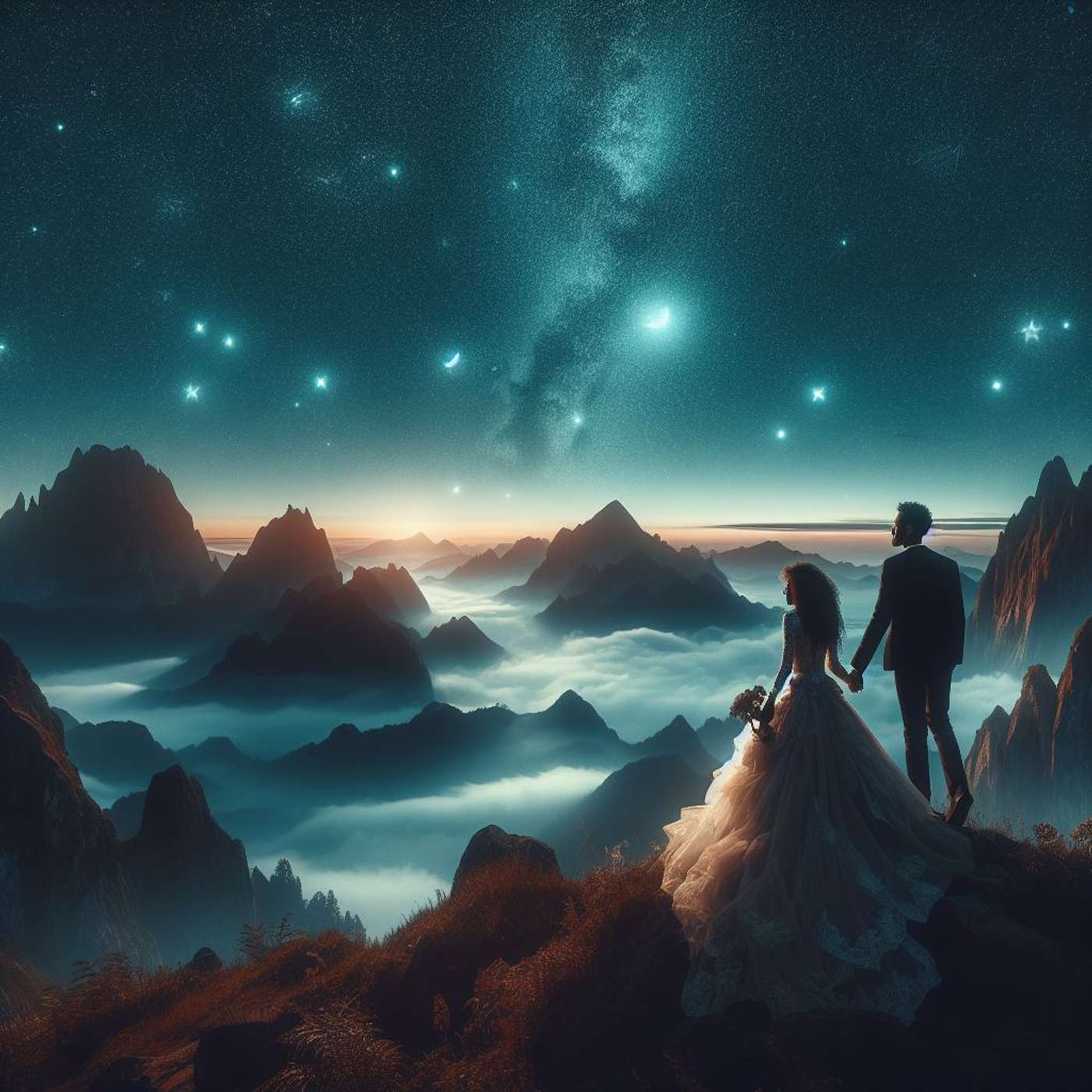 T16CD75 Song In The Night On The Mountain fx duet Nicholas Mazzio Lauren Mazzio The Rain