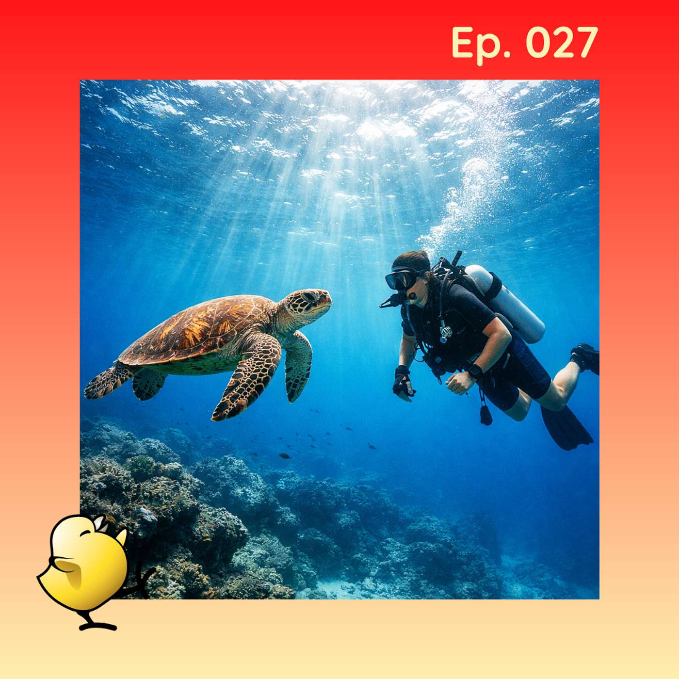 Two Chicks and a Hoe