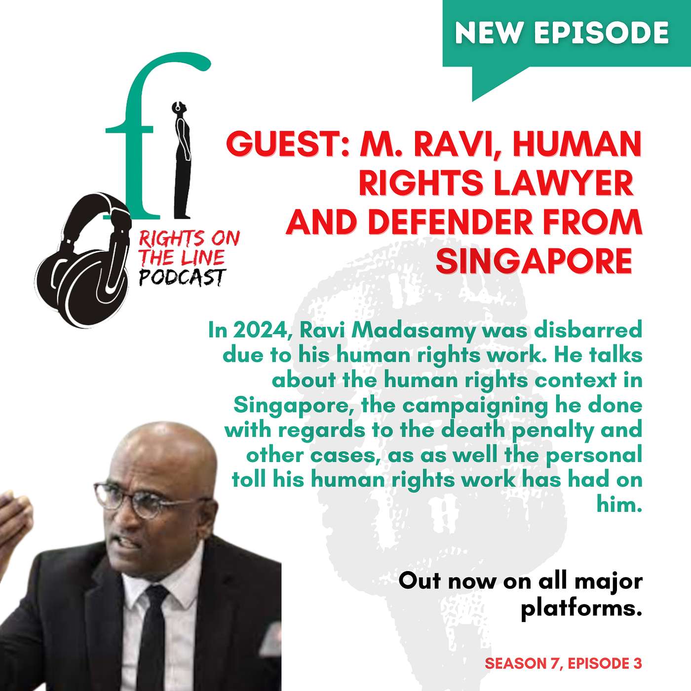 Interview with Singaporian HRD Lawyer Ravi Madasamy: the death penalty, being disbarred, and more.