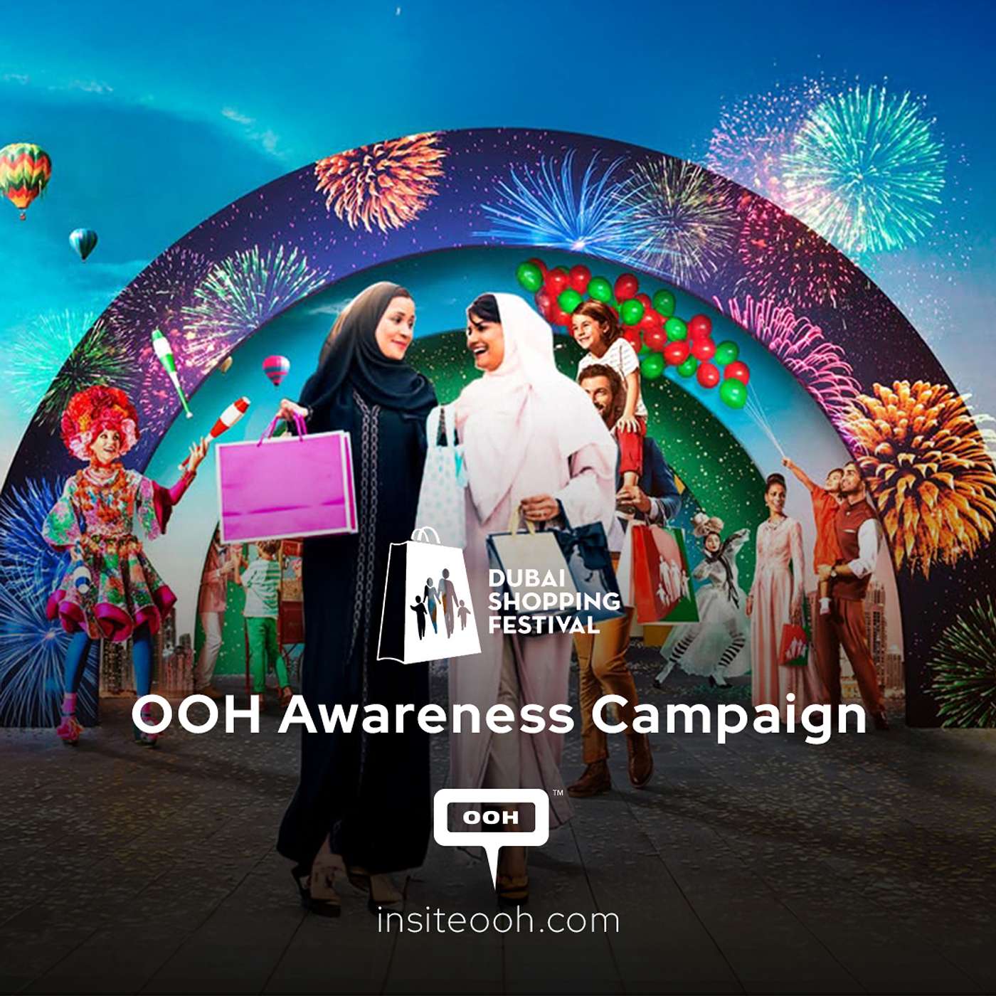 Dubai Shopping Festival's DOOH Lighting up Dubai with Million-Point Blue Rewards