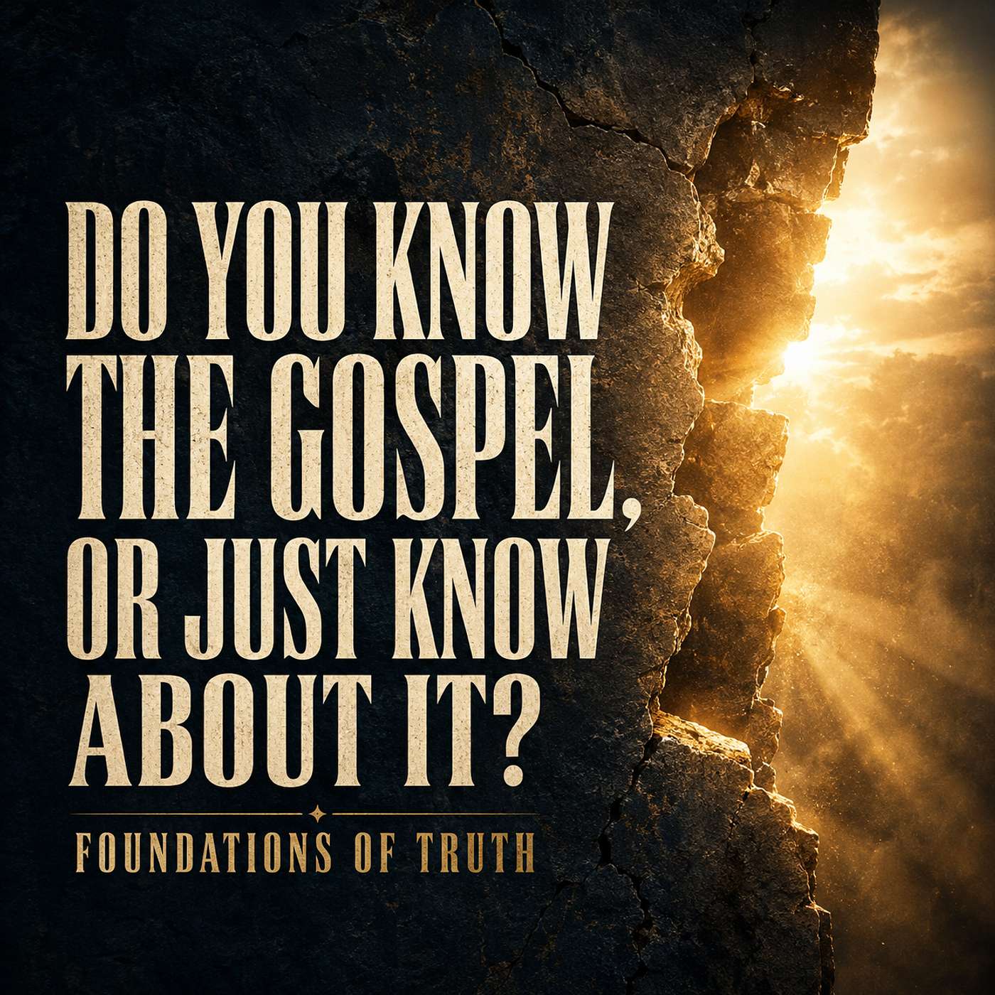 Do You Know the Gospel, or Just Know About It?