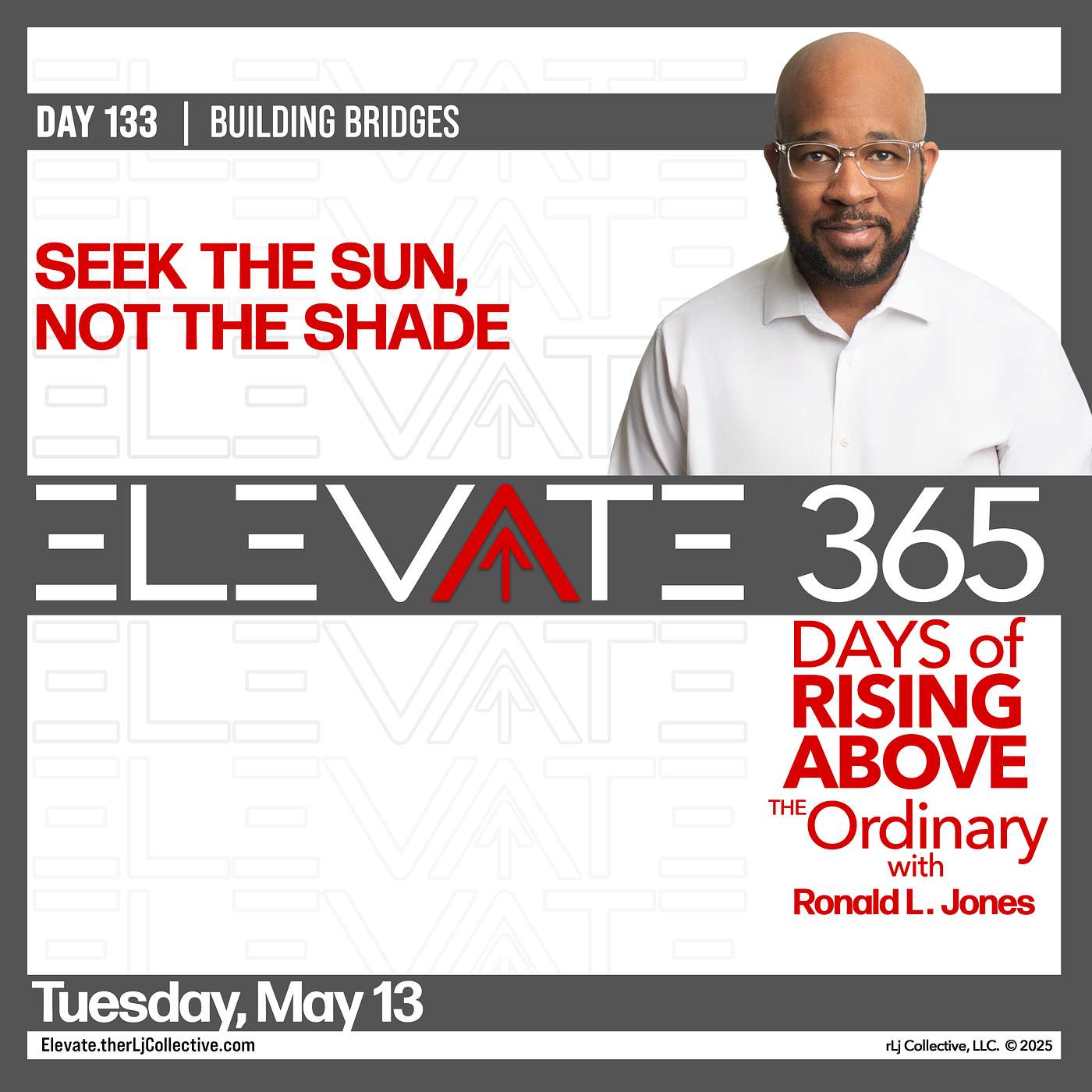 Day 133: Seek the Sun, Not the Shade