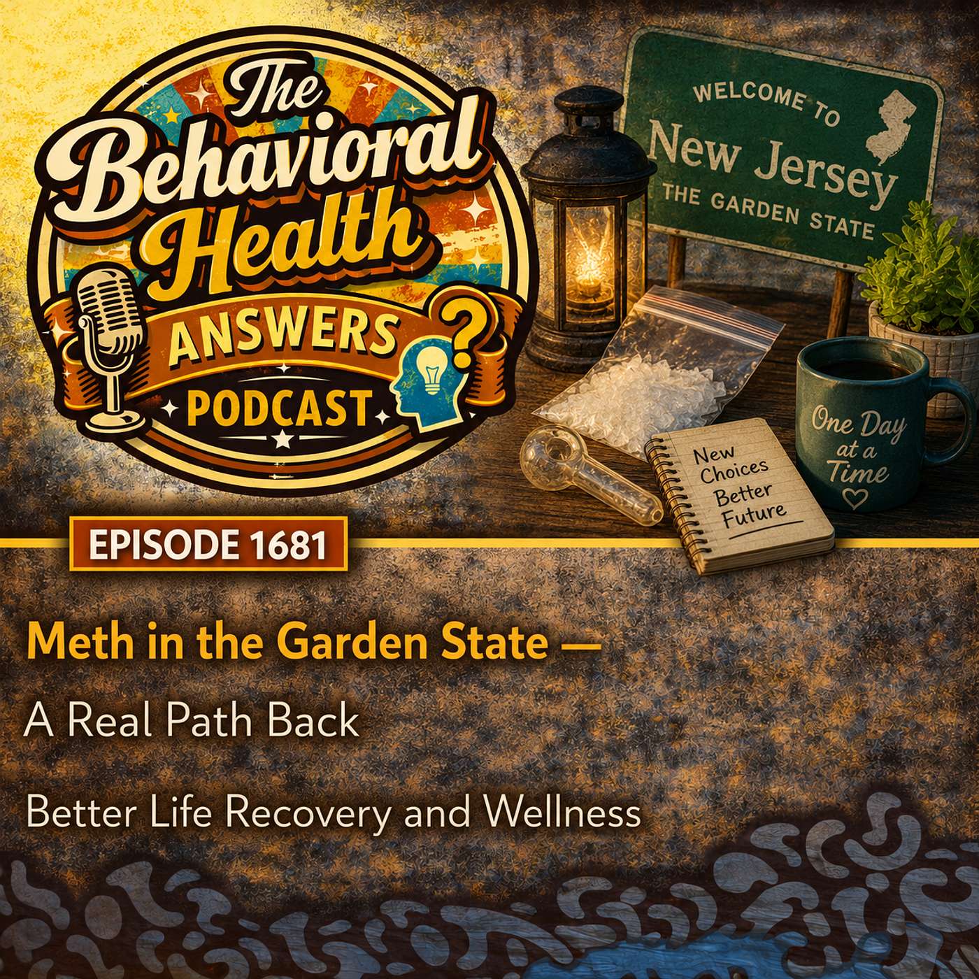 Episode 1681: Meth in the Garden State - A Real Path Back | Better Life Recovery and Wellness episode artwork