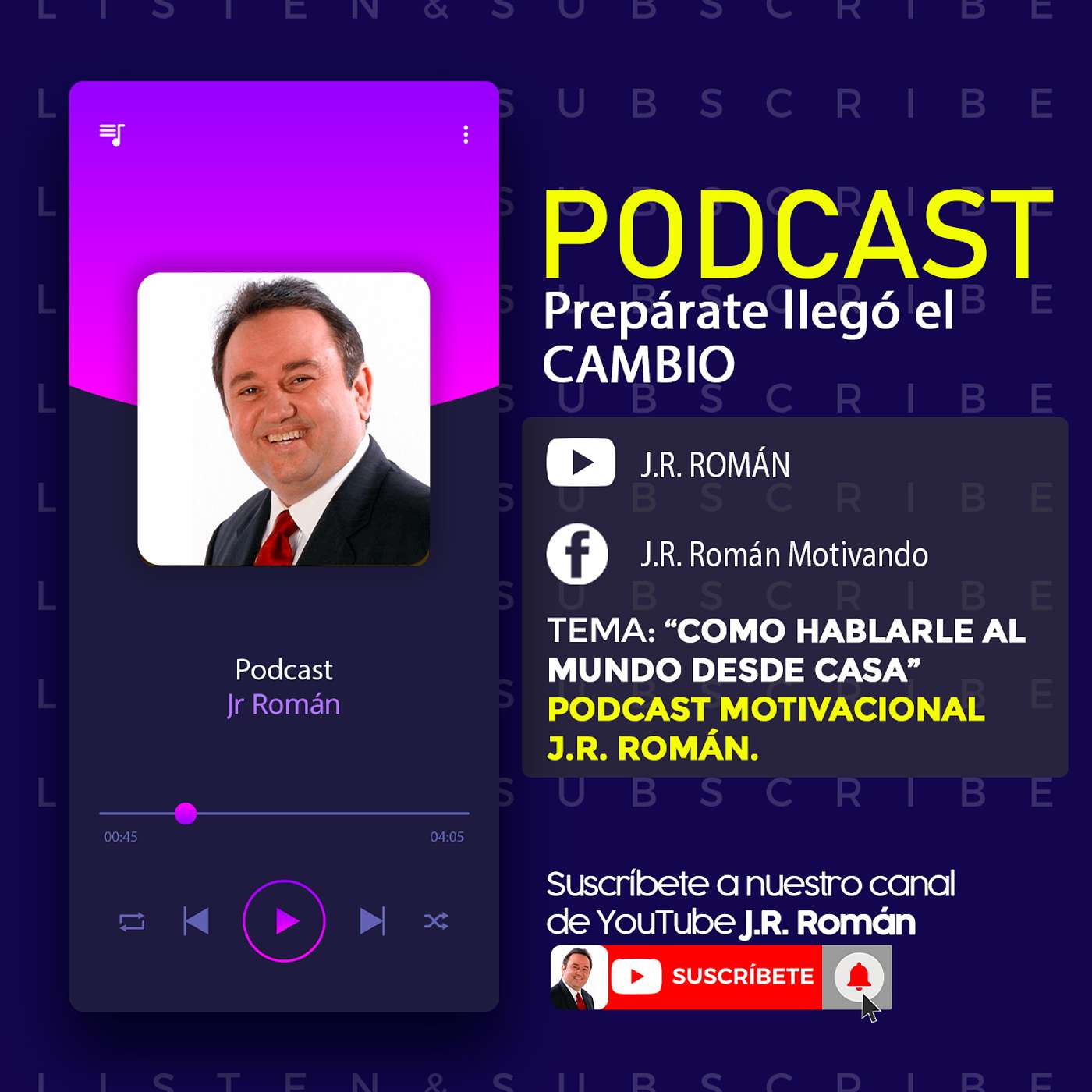 COMO HABLARLE AL MUNDO DESDE TU CASA - PODCAST PREPÁRATE LLEGÓ EL CAMBIO episode artwork