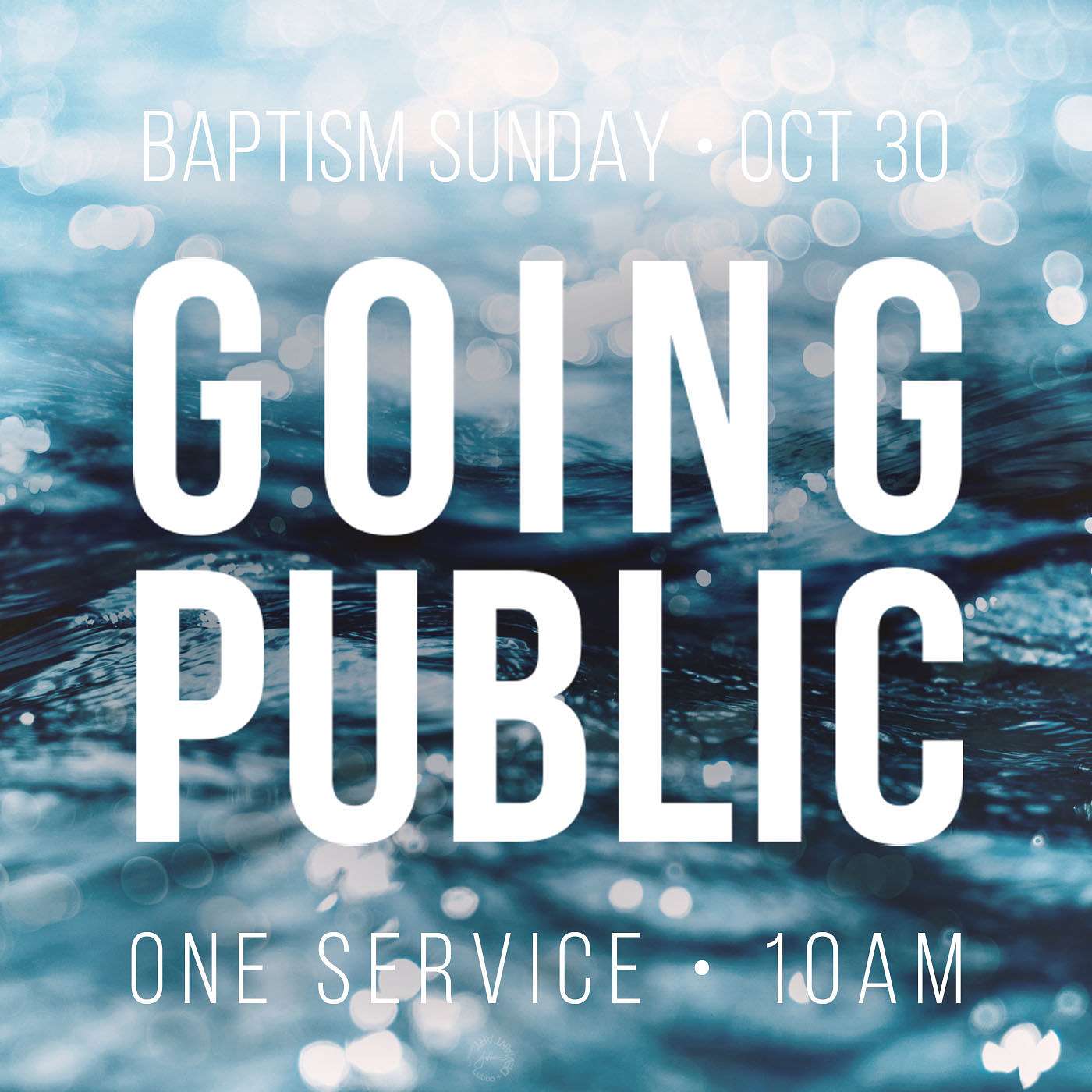 Baptism Sunday, Miraculous: Week 6