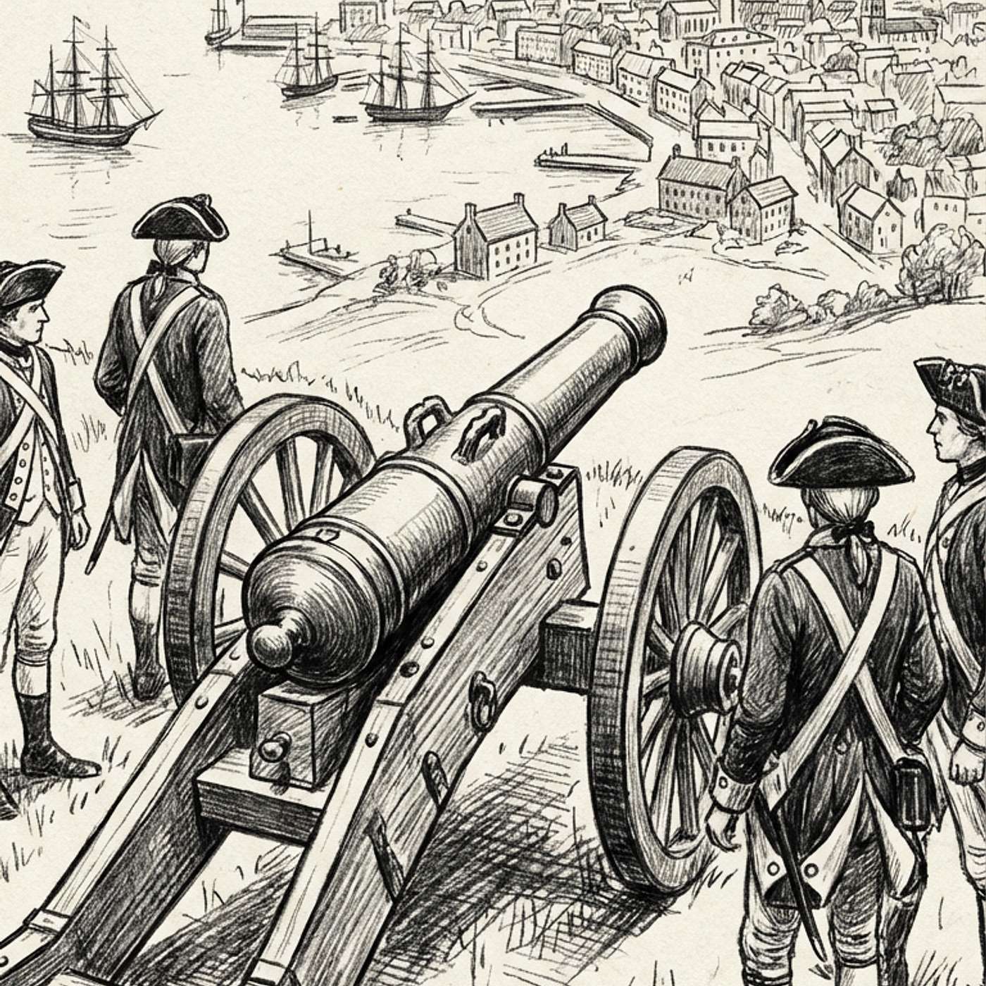 British Evacuate Boston