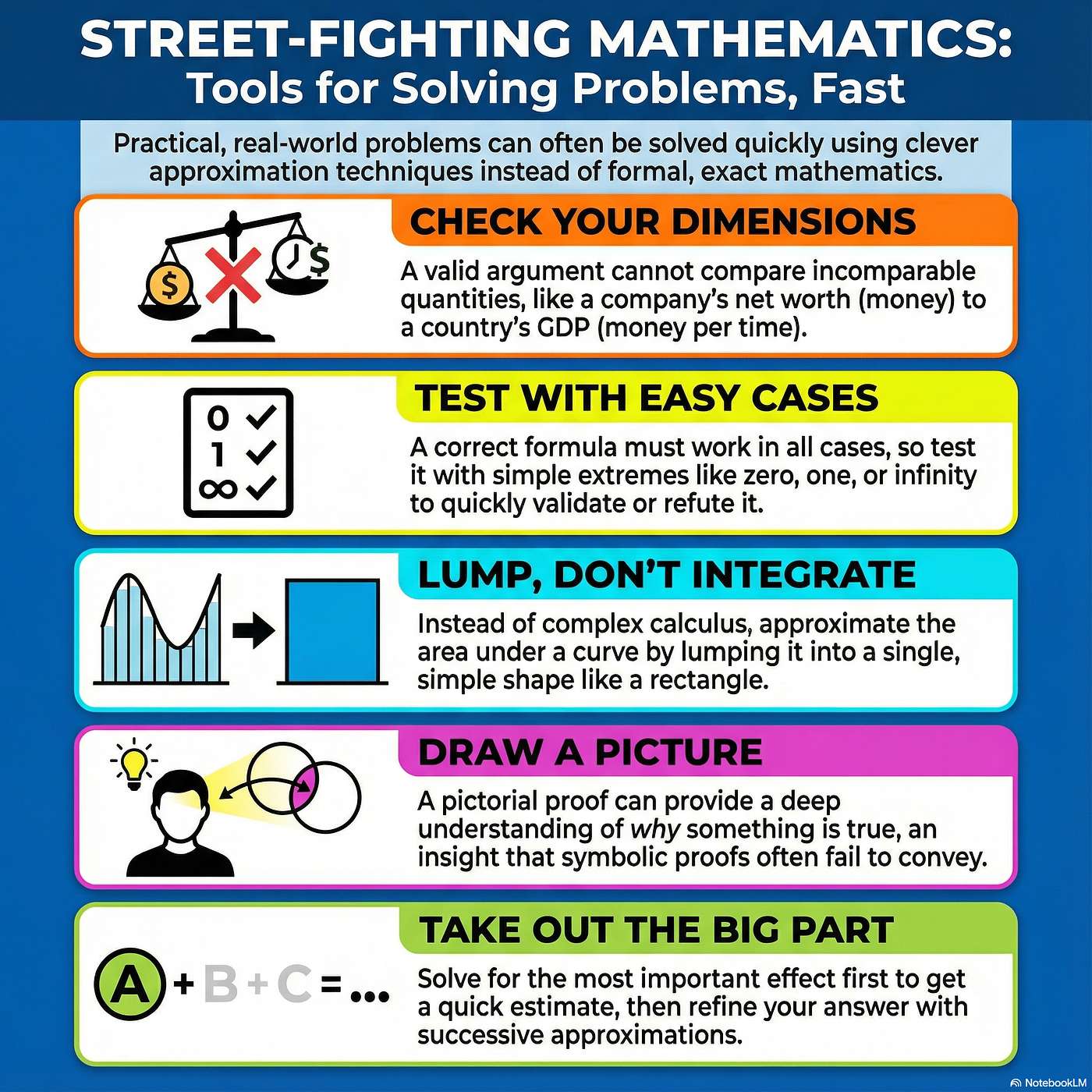 Street Fighting Mathematics: Courageous Problem Solving with Rough Answers episode artwork