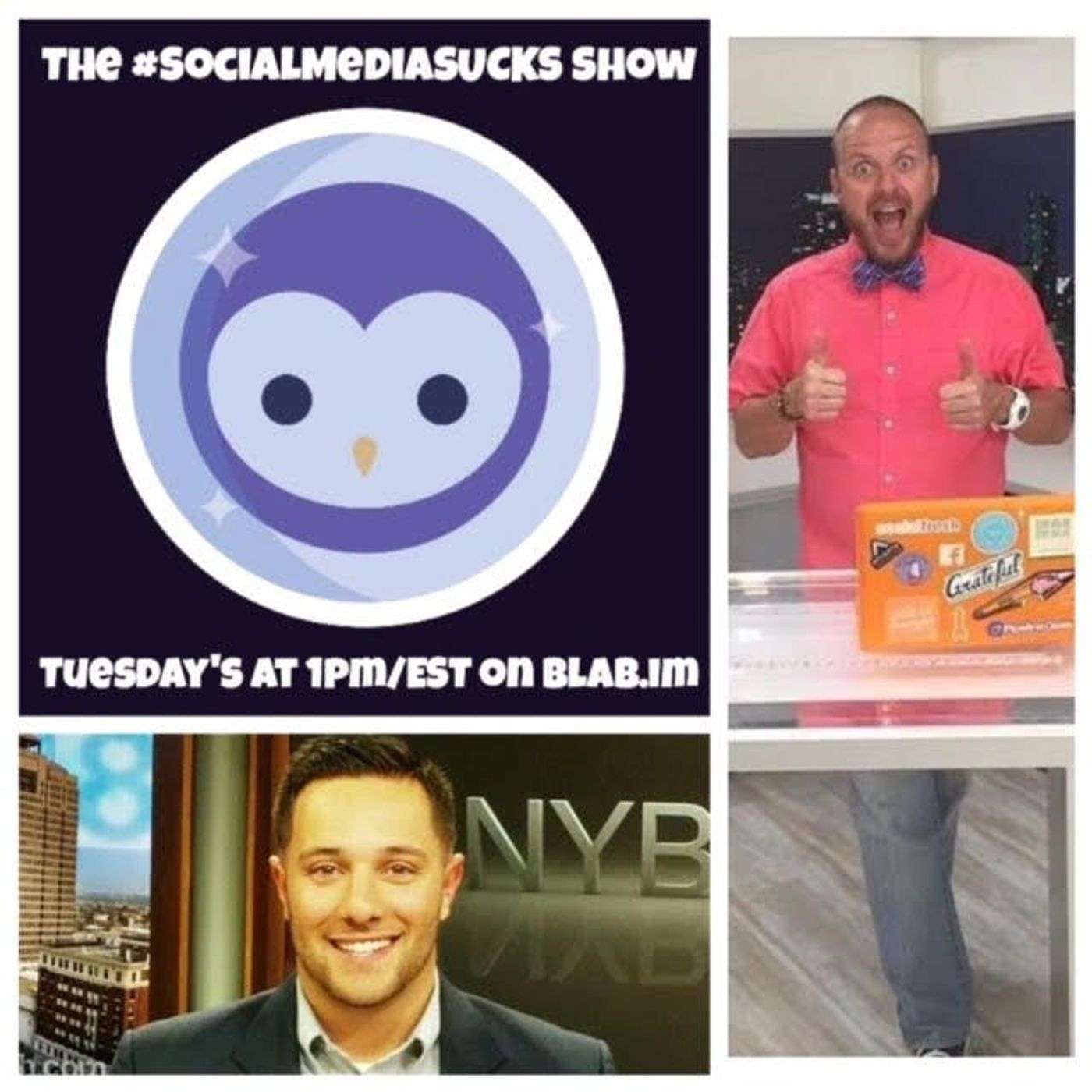 EPISODE 14 The Social Media SUCKS Show on Blab : How to Create Great Content w/ Vincenzo Landino episode artwork