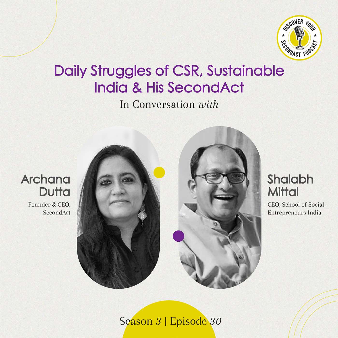 Shalabh Mittal on Daily Struggles of CSR, Sustainable India & His SecondAct | S03E30