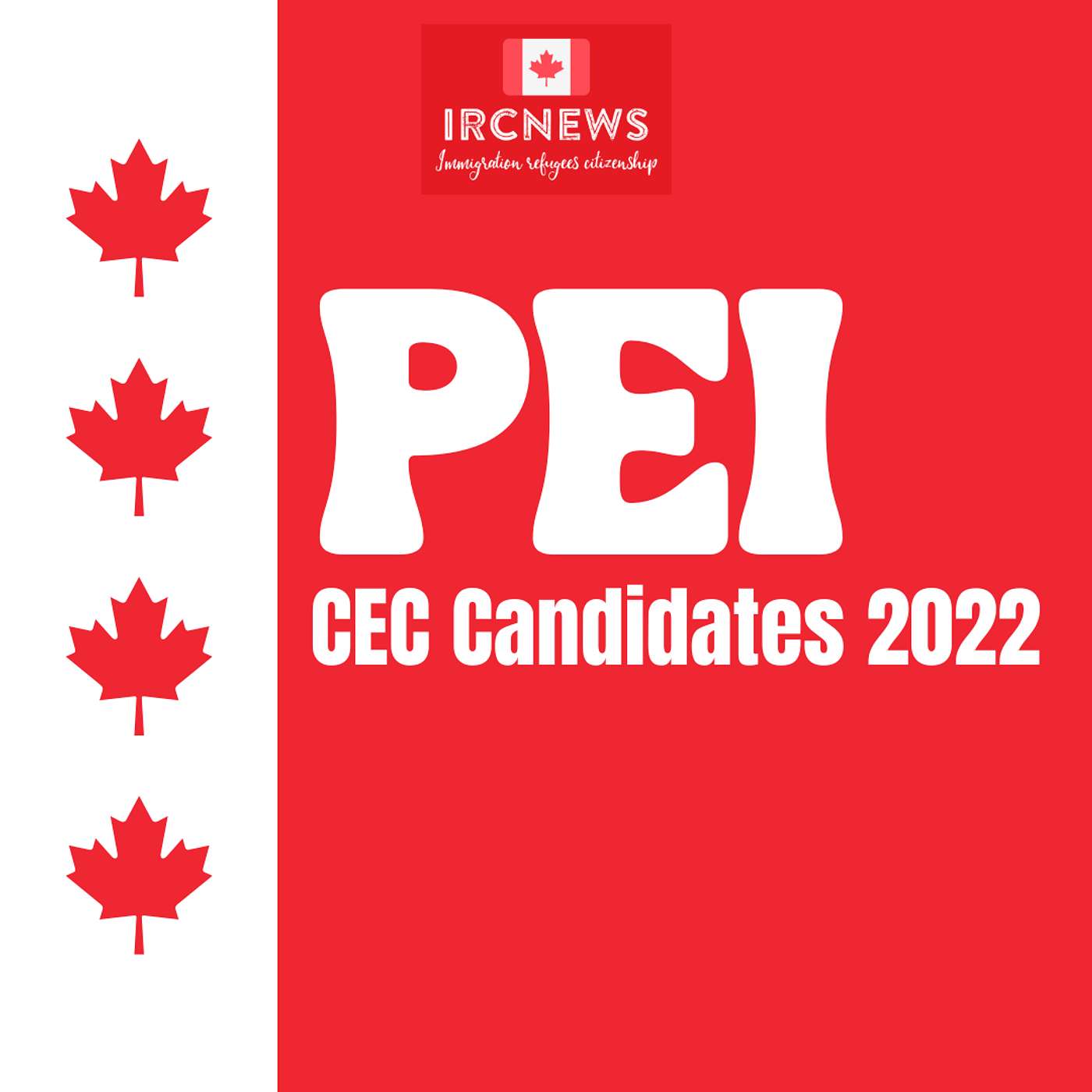 Canada Immigration Total CEC Express Entry Candidate selection for the province of Prince Edward Island in 2022 episode artwork