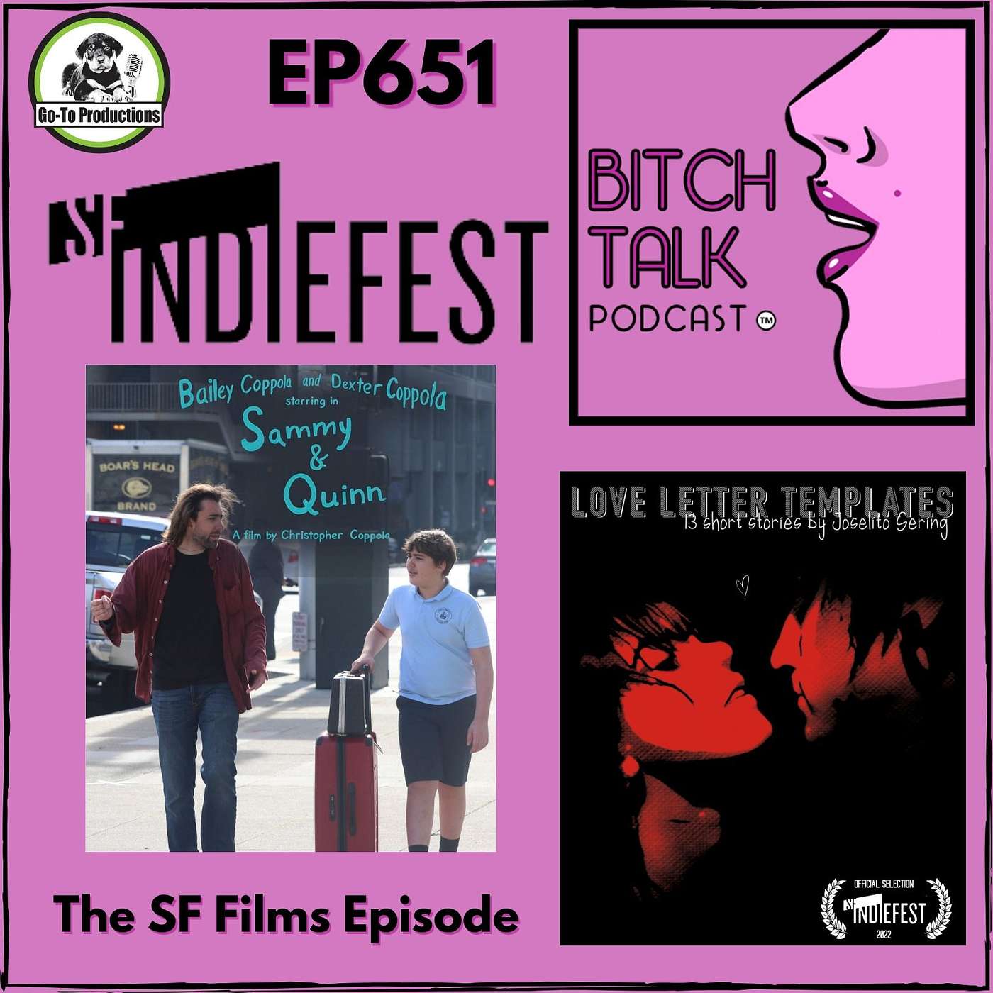 SF IndieFest - Sammy & Quinn and Love Letter Templates