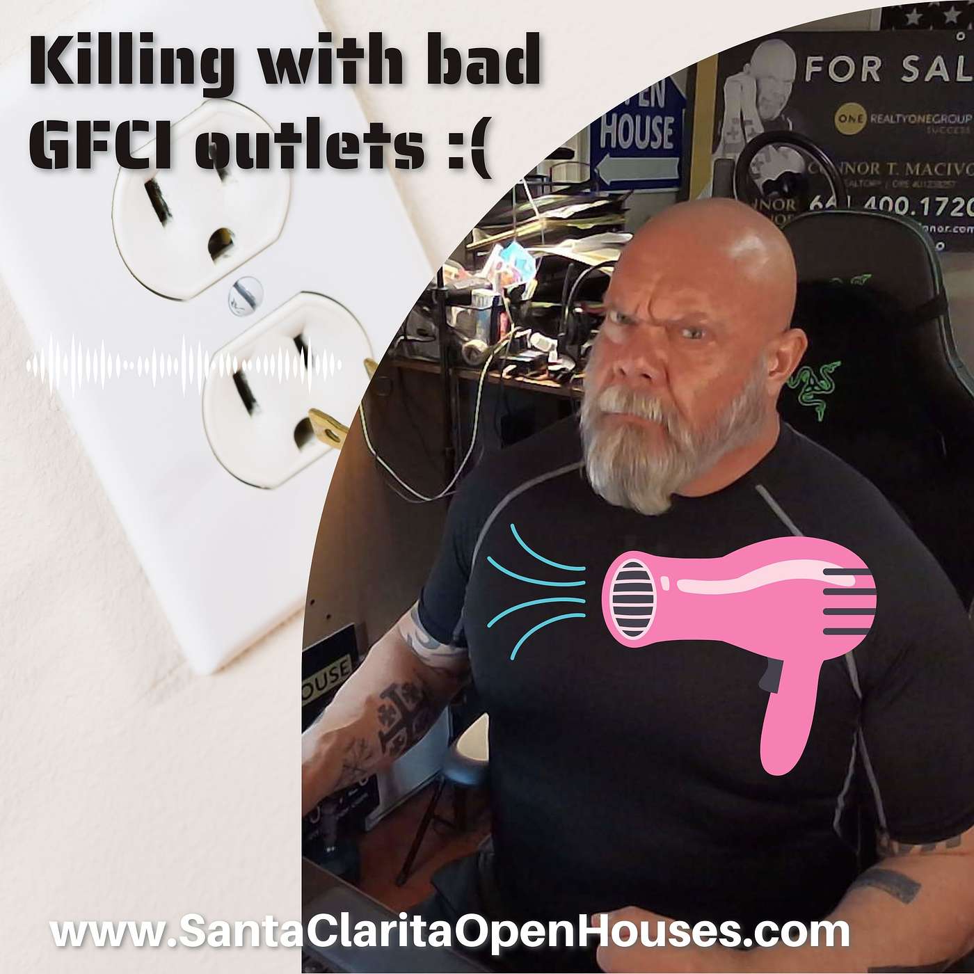 Beware of hair dryer murders and check your GFCI outlets in Today's real estate update