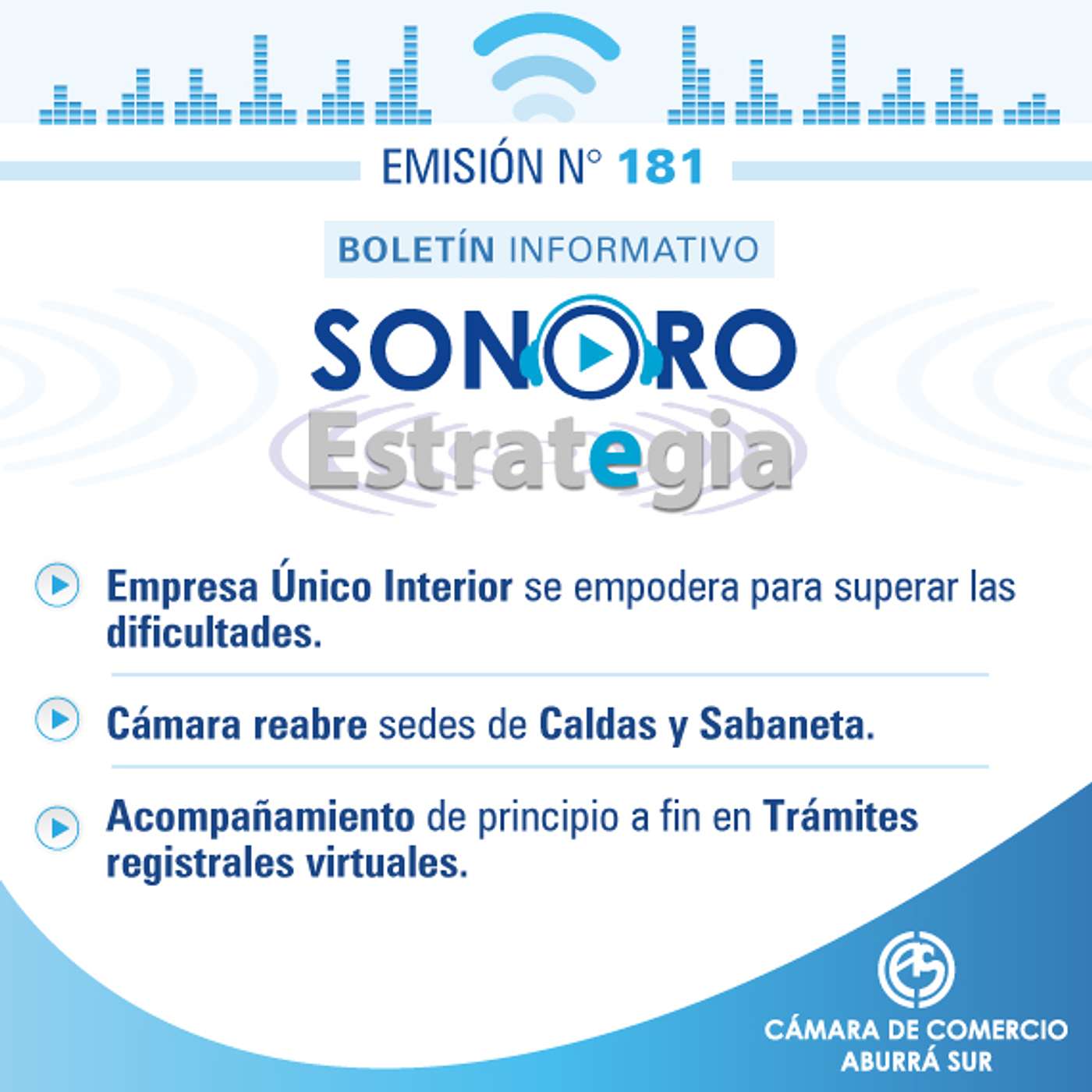 Boletín Sonoro Estrategia N°181 - Agosto 28 de 2020 episode artwork