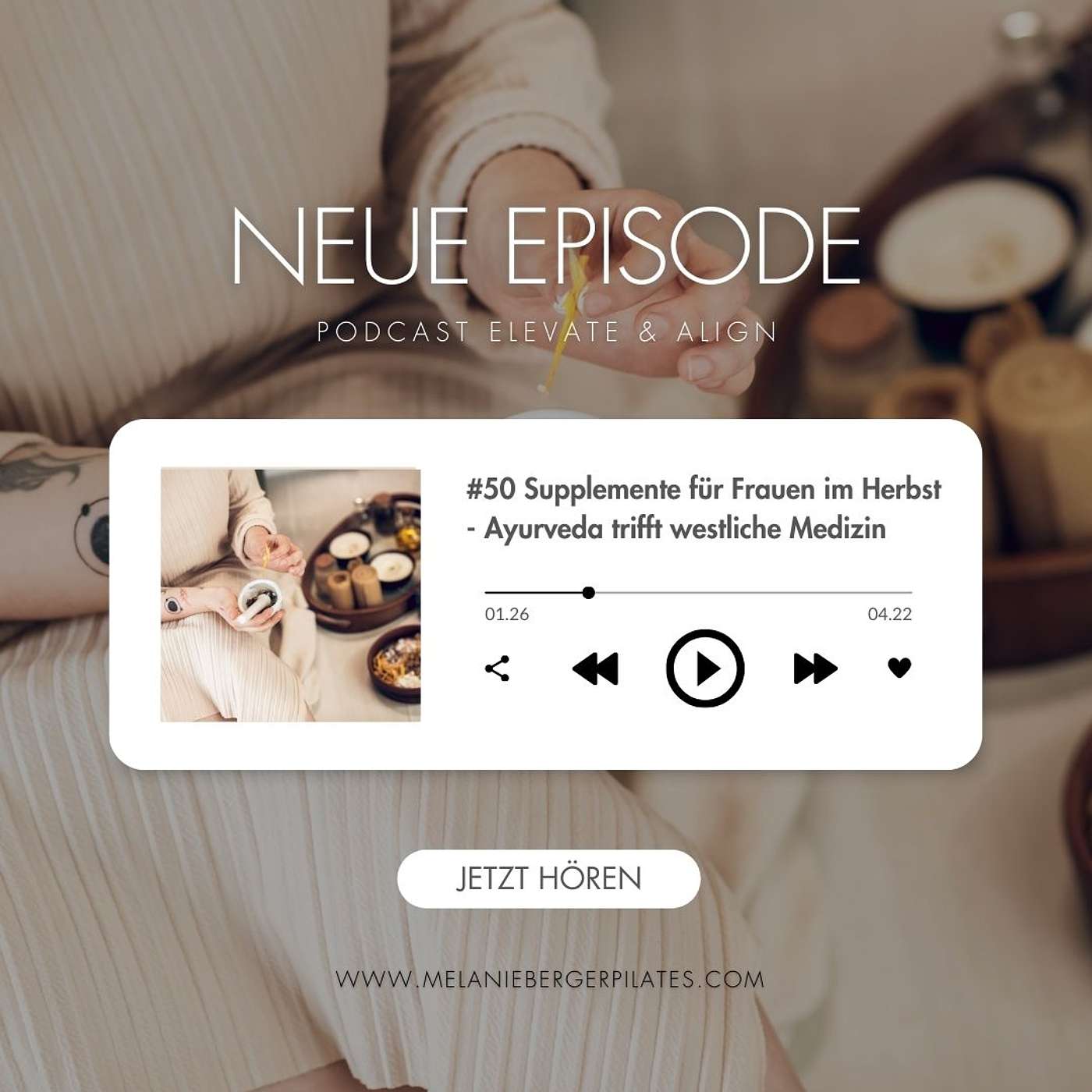 #50 JUBILÄUMSFOLGE - Wichtige Supplemente für Frauen im Herbst - Ayurveda trifft westliche Medizin, Darm- & Hormongesundheit als Special