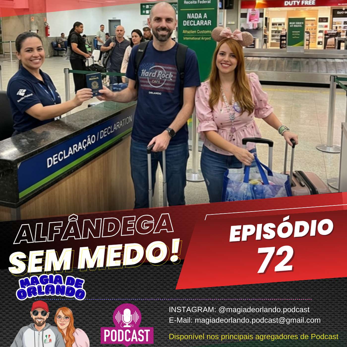 EPISÓDIO 72 - MALAS PRONTAS, ALFÂNDEGA SEM MEDO! 🧳✈️ episode artwork