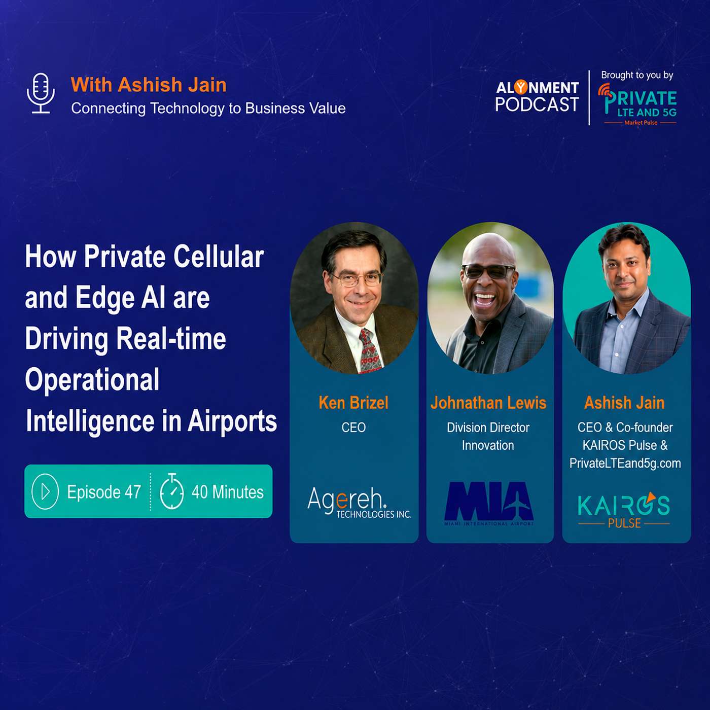 Ep # 47: How Private Cellular and Edge AI are Driving Real-time Operational Intelligence in Airports episode artwork